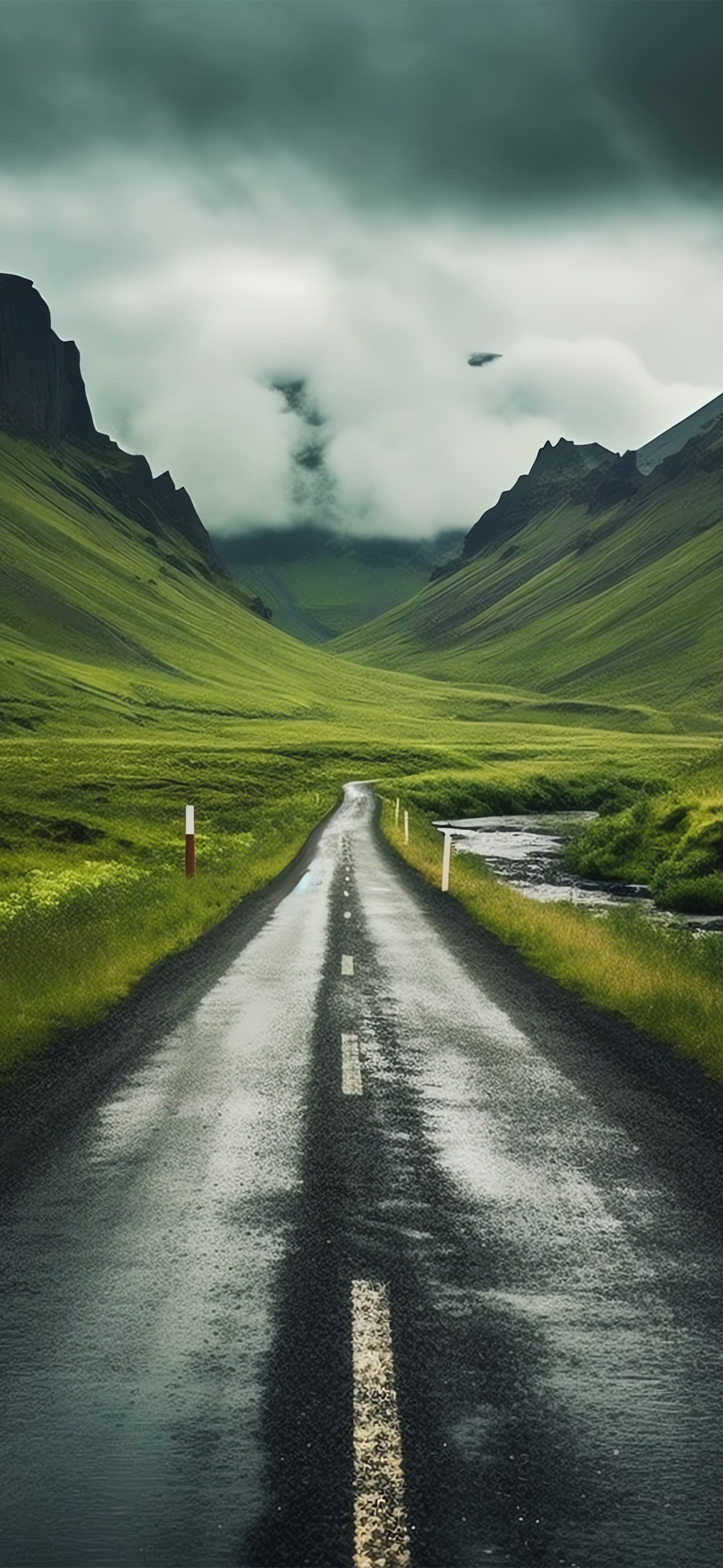 Icelandic Road Trip - free phone wallpaper
