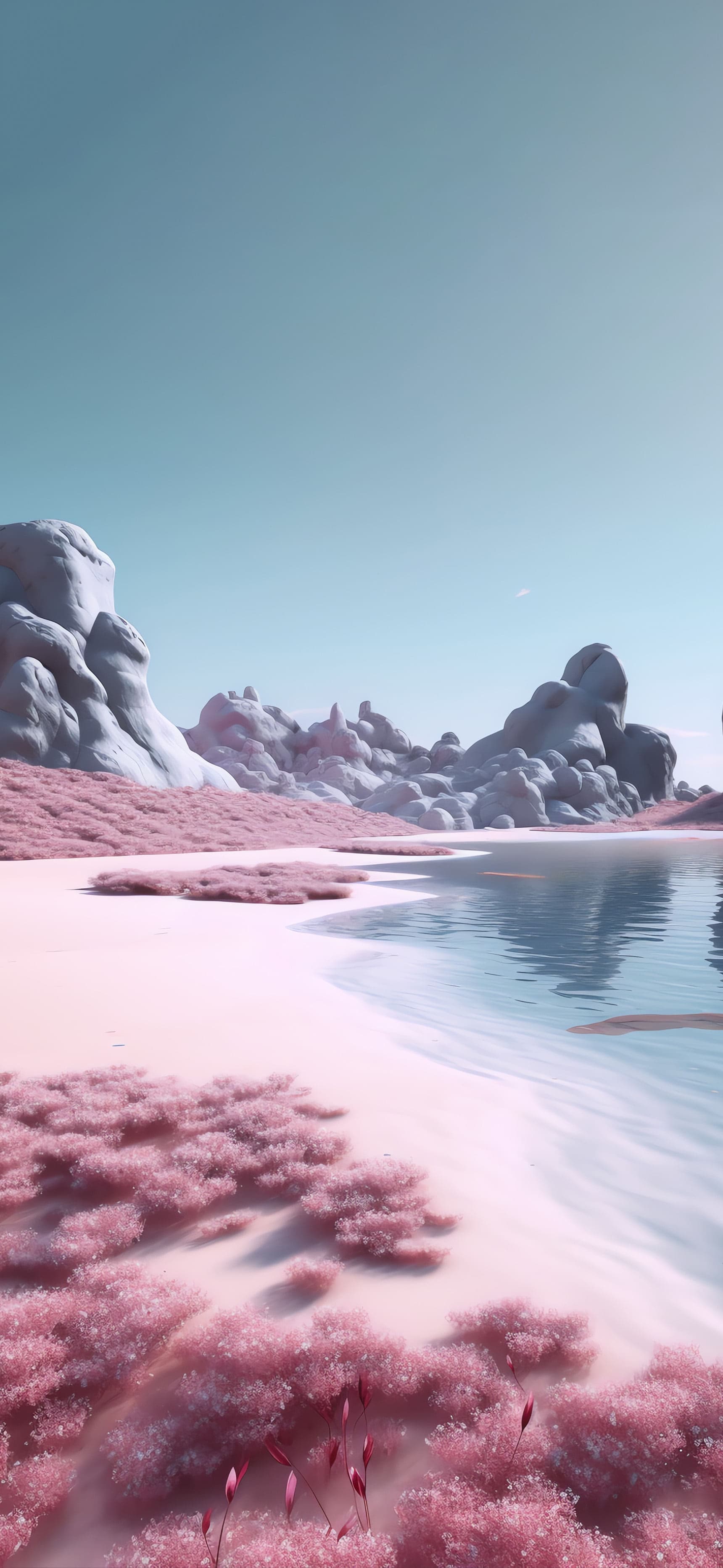 Pink Dreamscape - free phone wallpaper