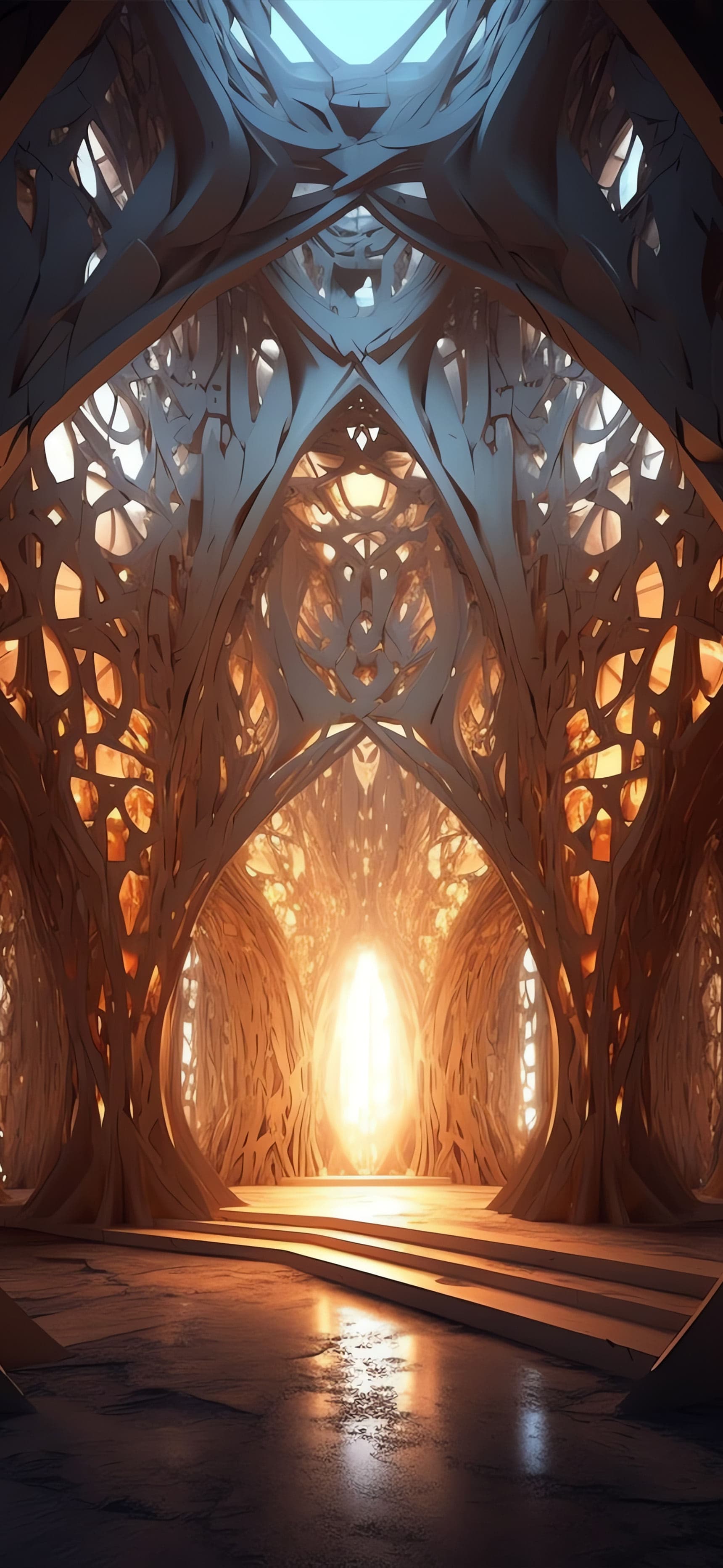 Ornate Temple - free phone wallpaper