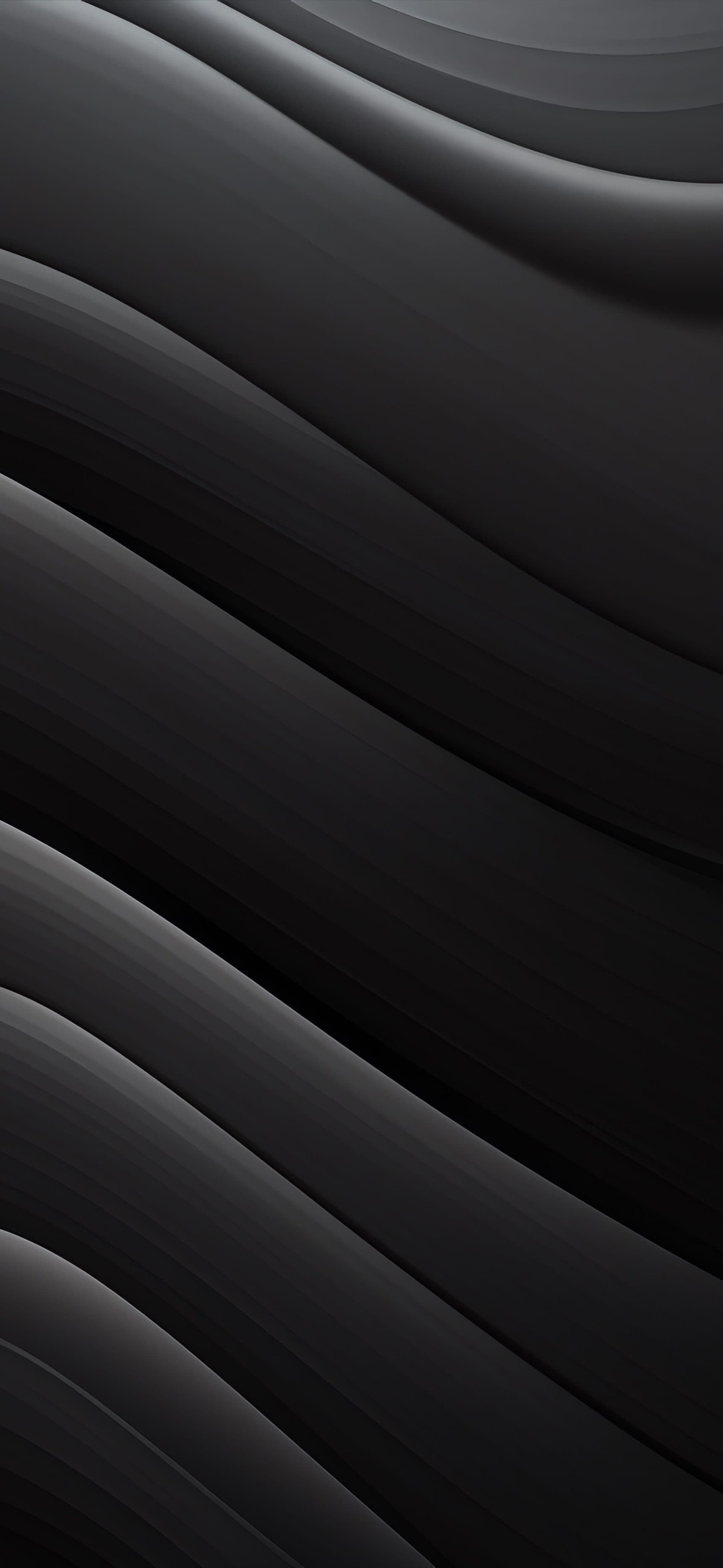 Abstract Dark Waves - free phone wallpaper