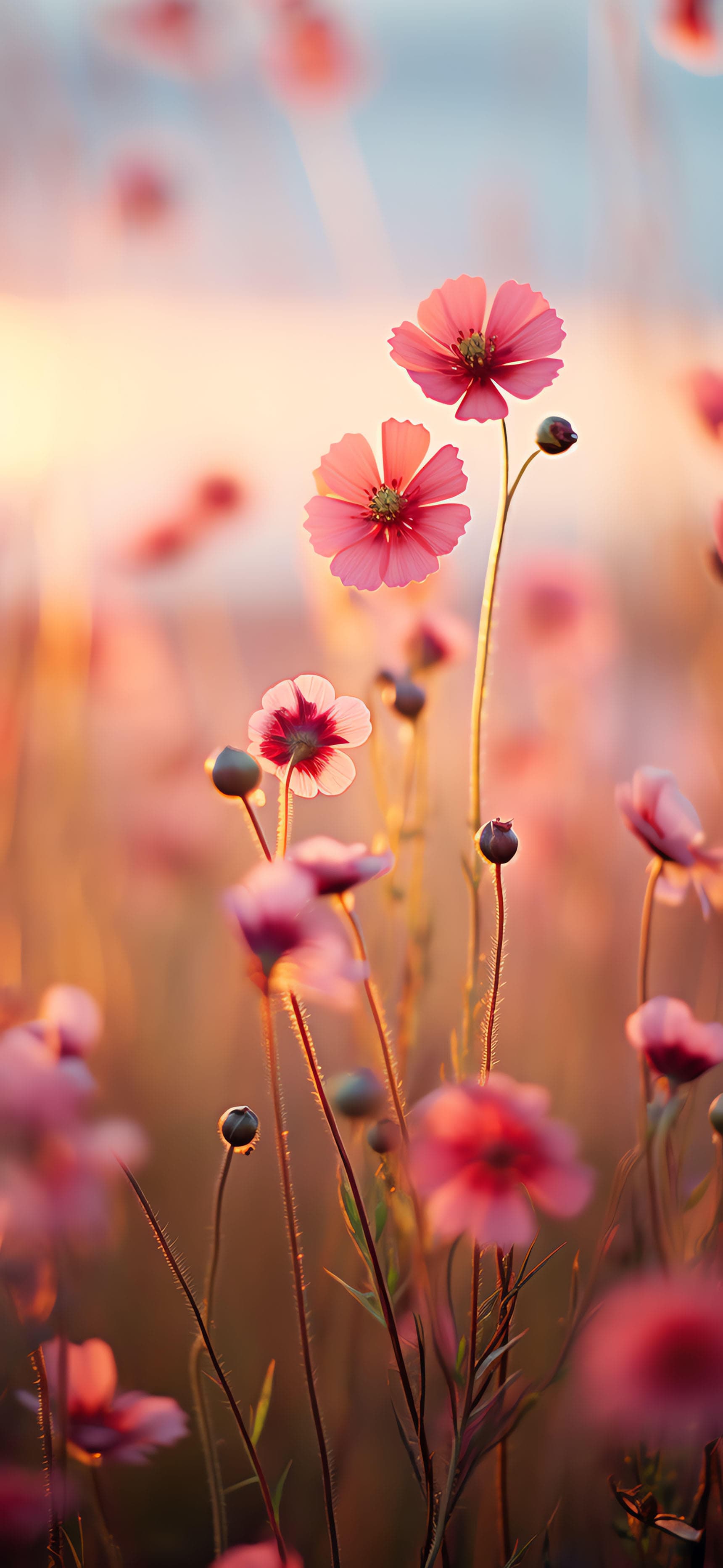 Floral Haze Dream - free phone wallpaper