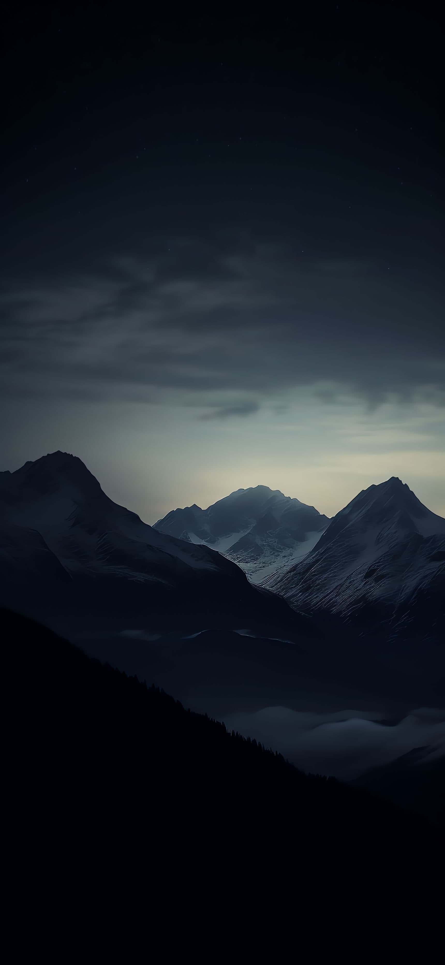 Mountain Dusk - free phone wallpaper
