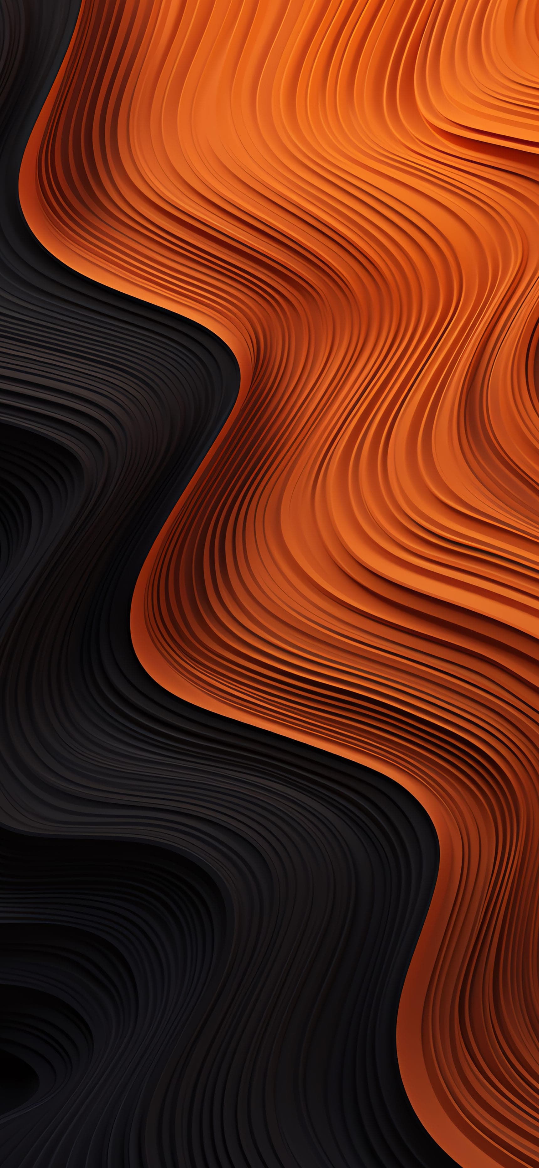 Abstract Waves - free phone wallpaper