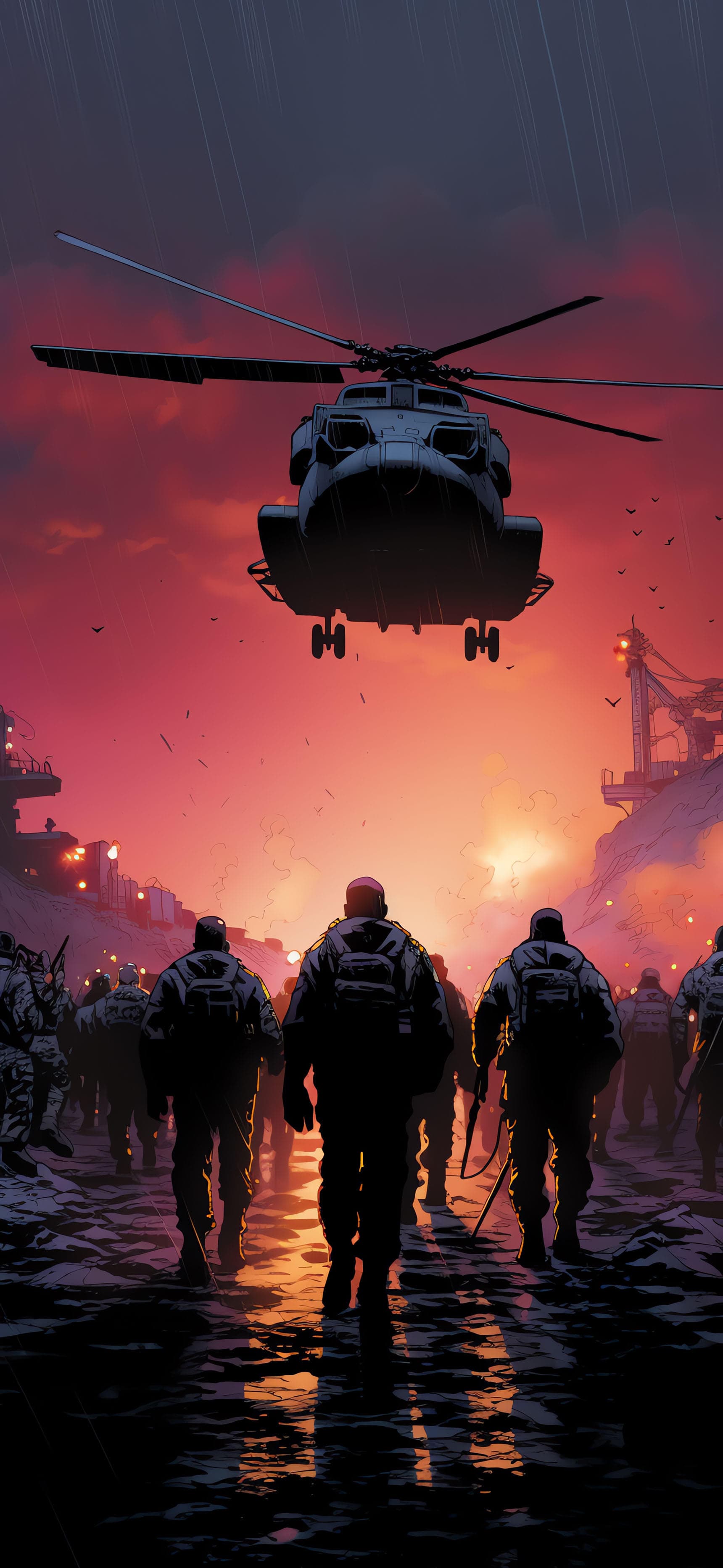 War Arrival - free phone wallpaper