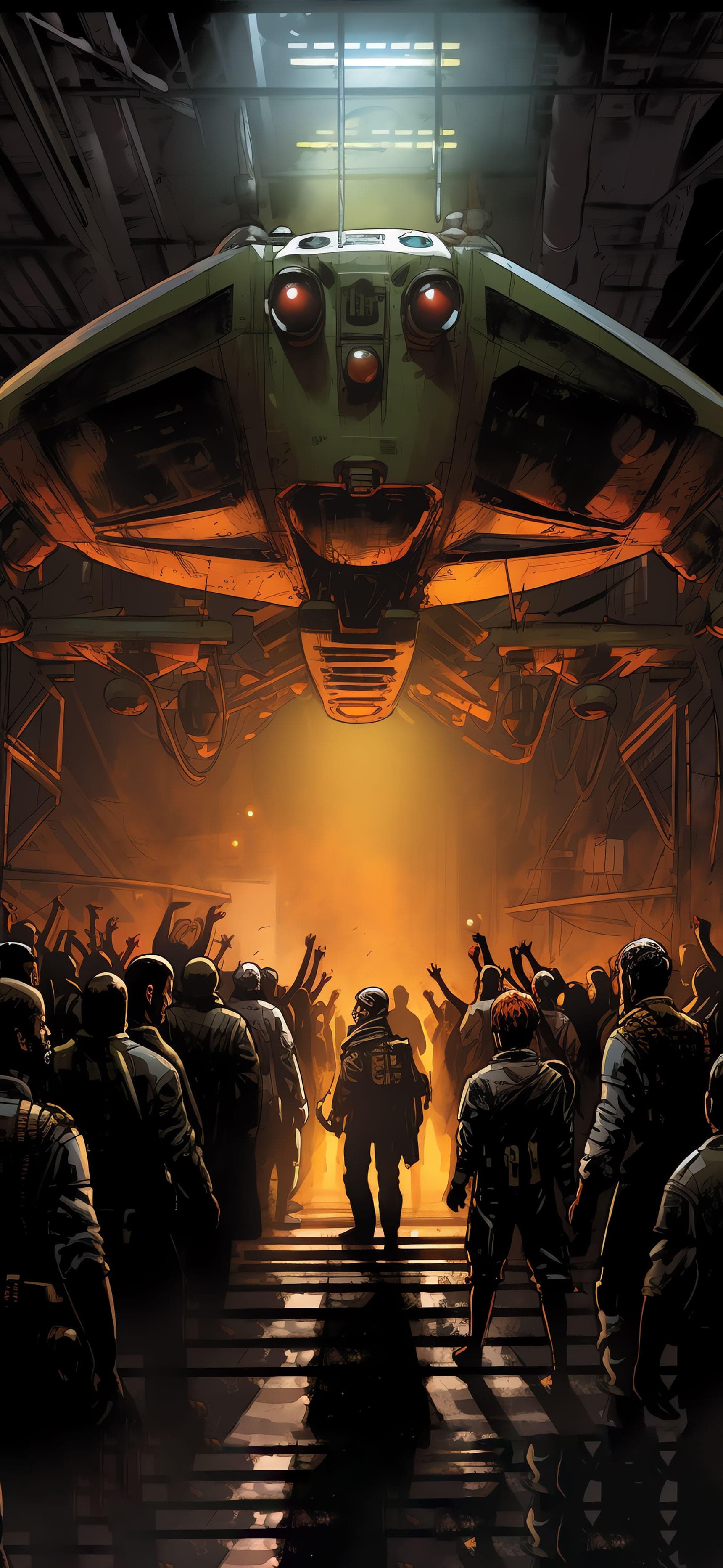 Sci-Fi Arrival - free phone wallpaper