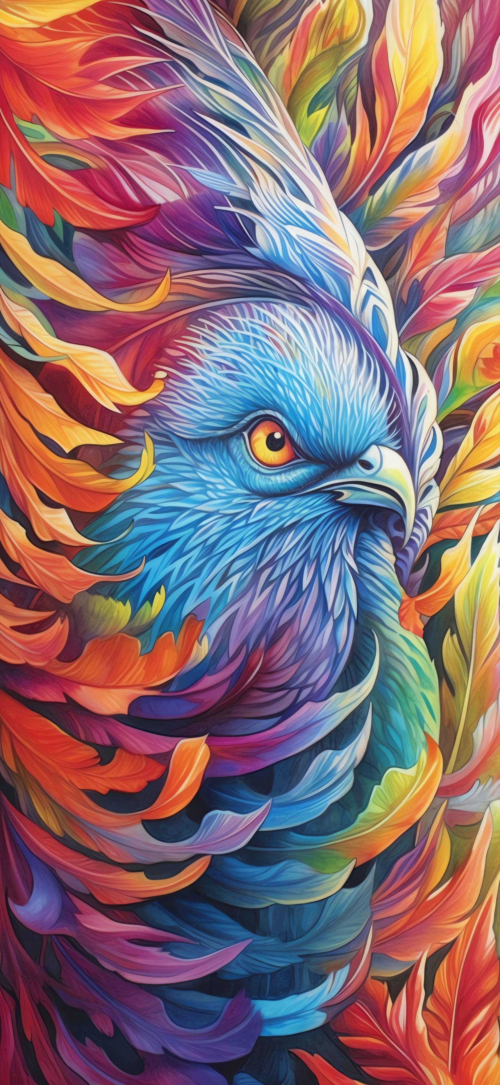Feathered Majesty Portrait - free phone wallpaper