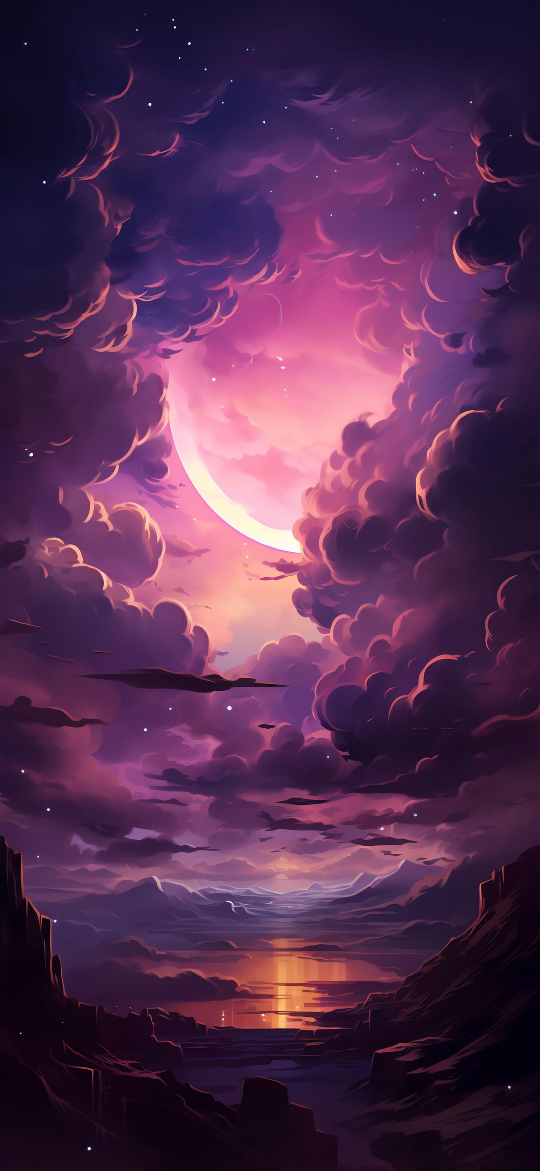 Celestial Dreamscape - free phone wallpaper