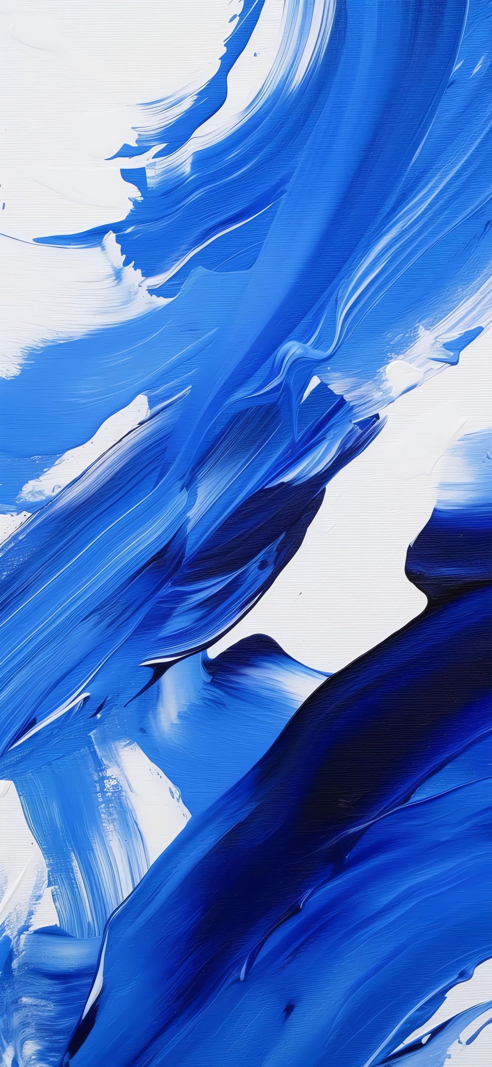 Abstract Blue Strokes - free phone wallpaper