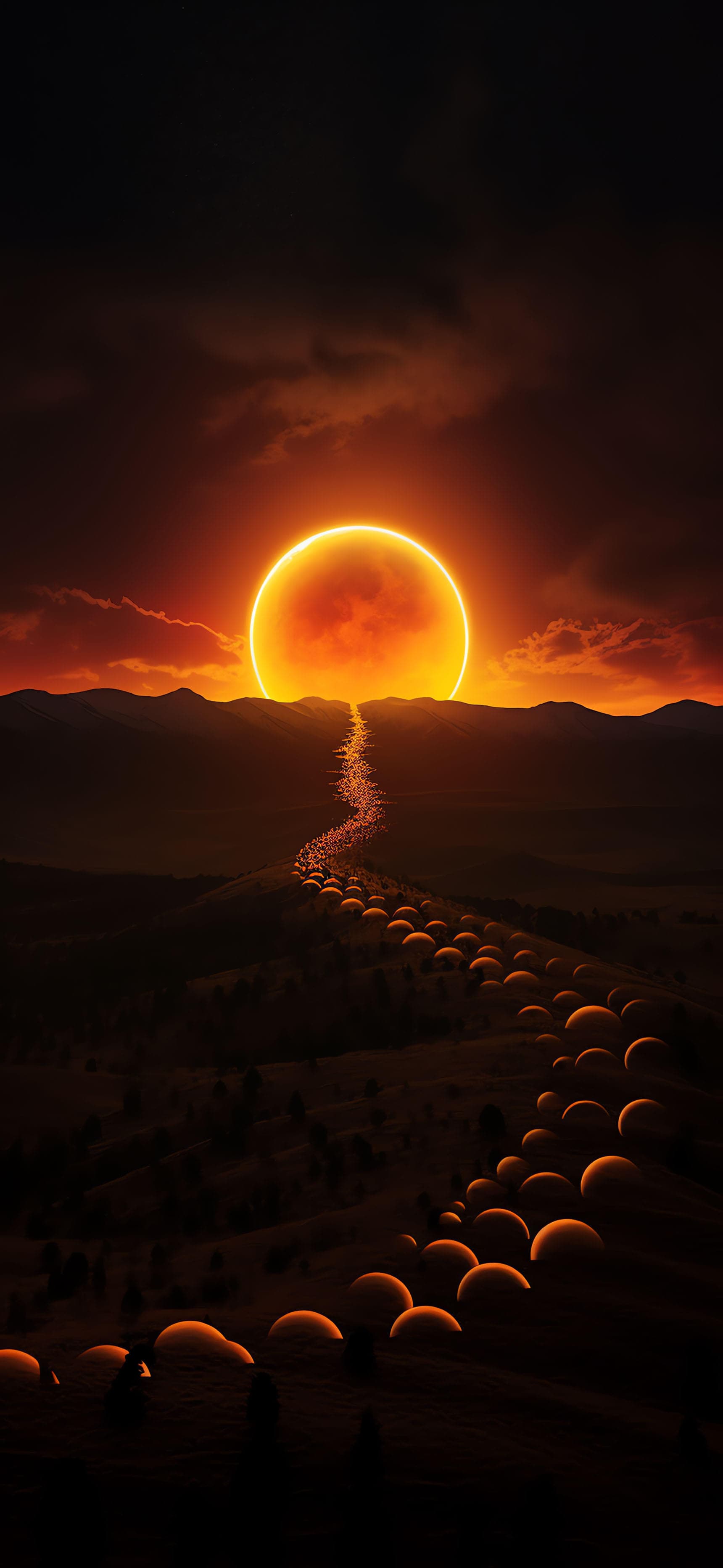 Solar Road Home - free phone wallpaper