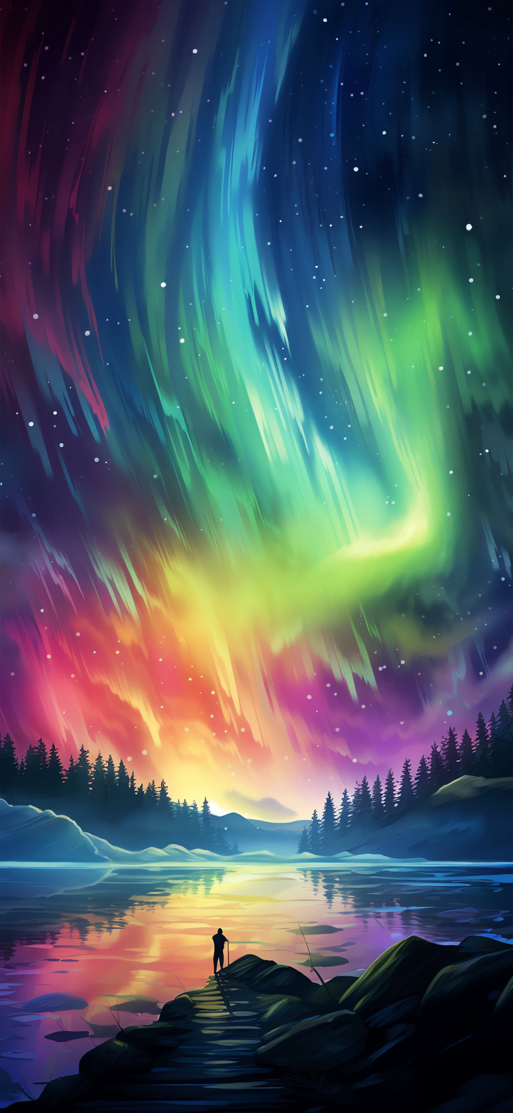 Aurora Borealis - free phone wallpaper