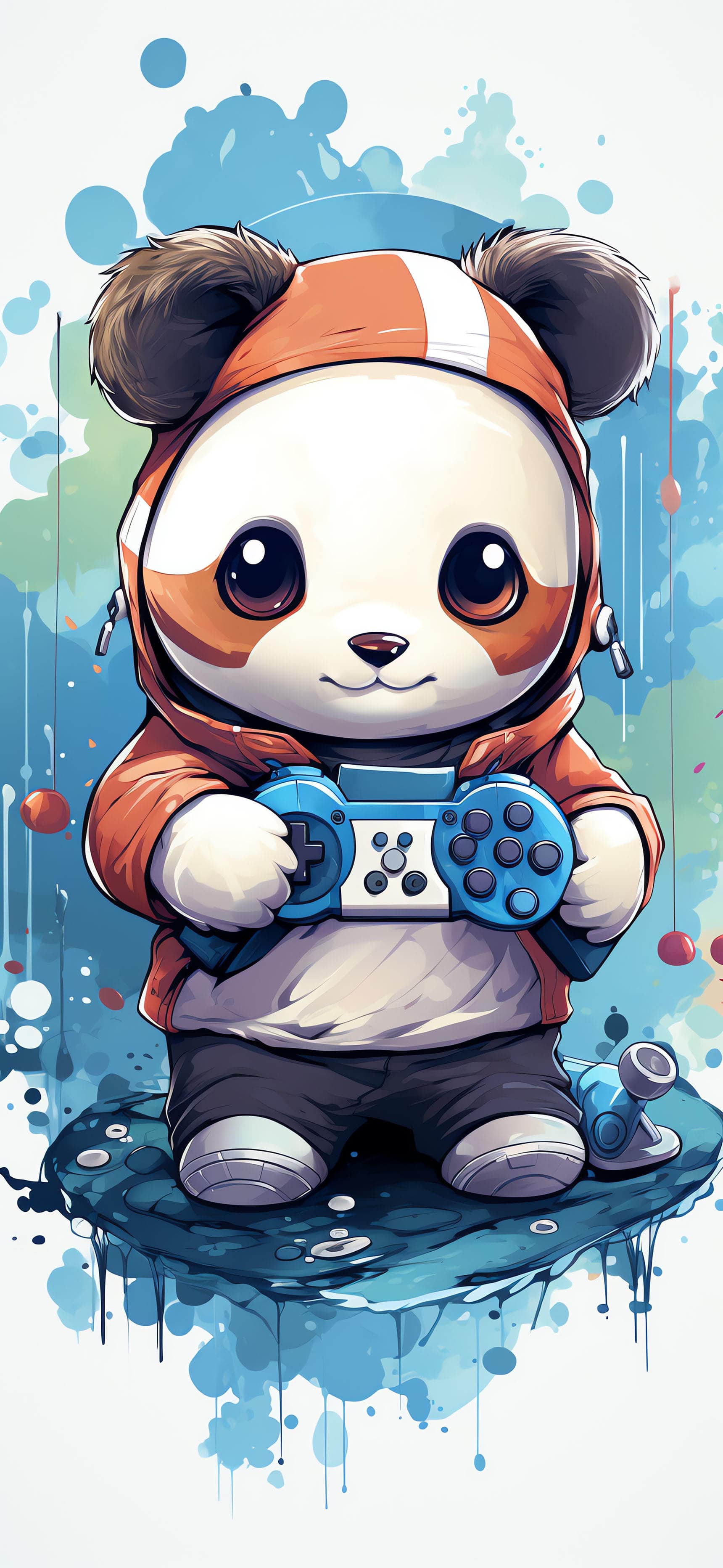 Hoodie Panda - free phone wallpaper