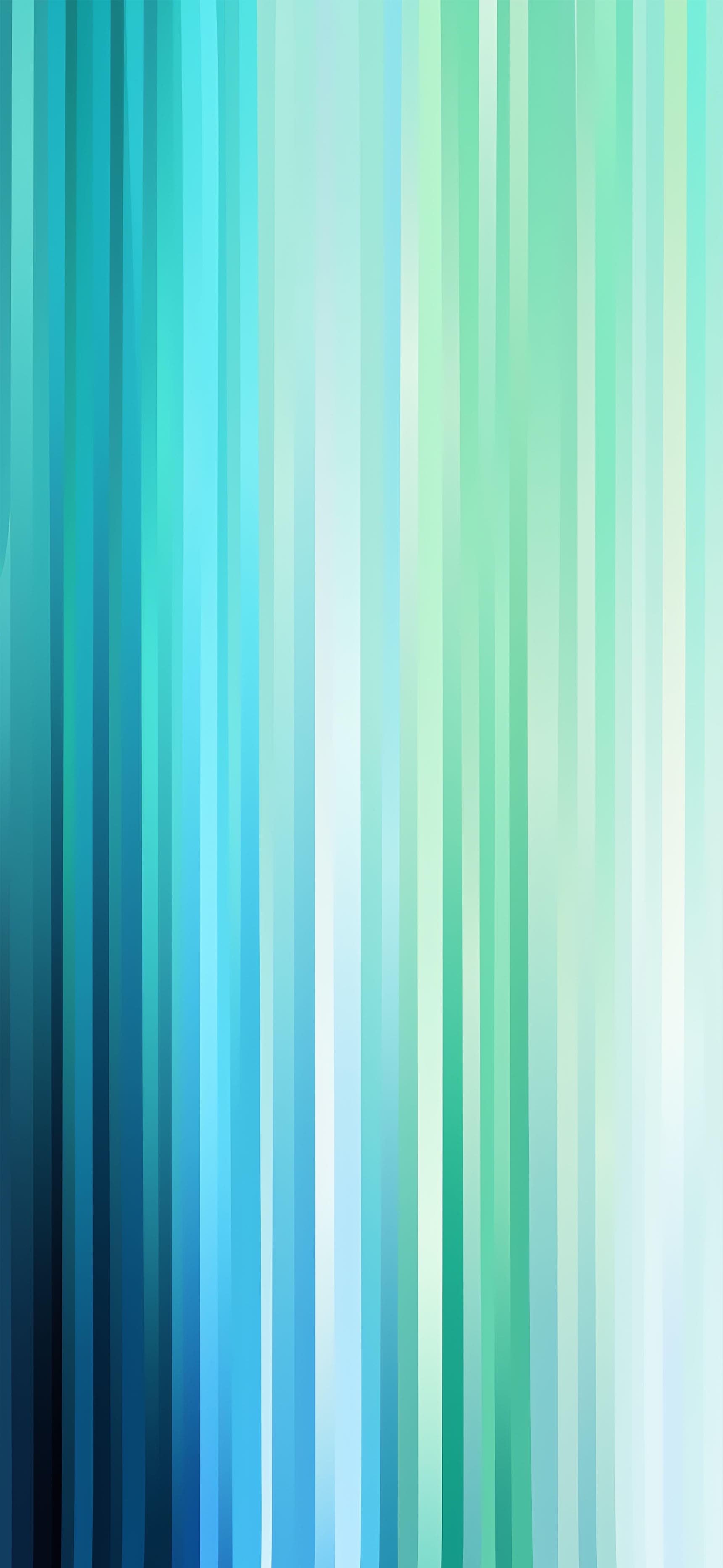 Teal Gradient Stripes - free phone wallpaper