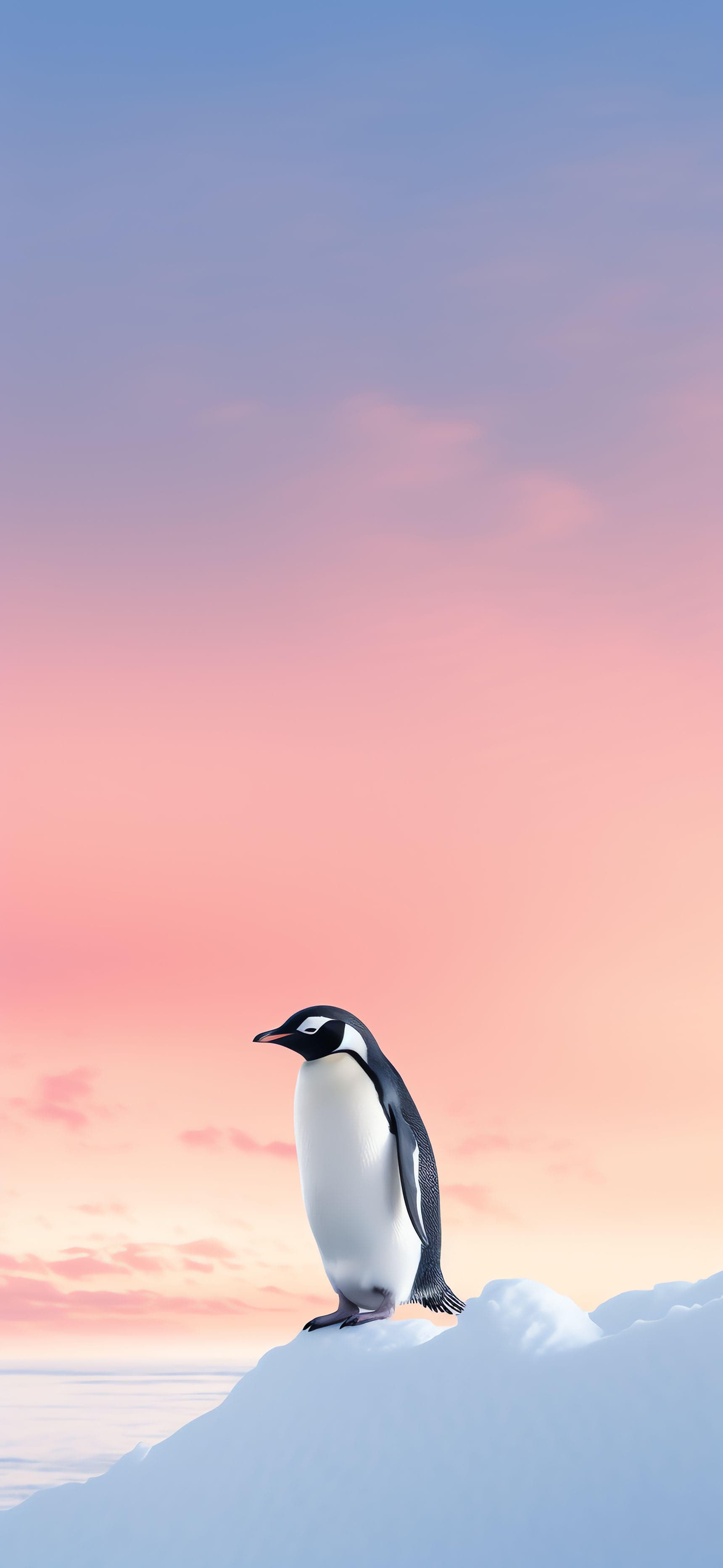 Penguin Serenity - free phone wallpaper
