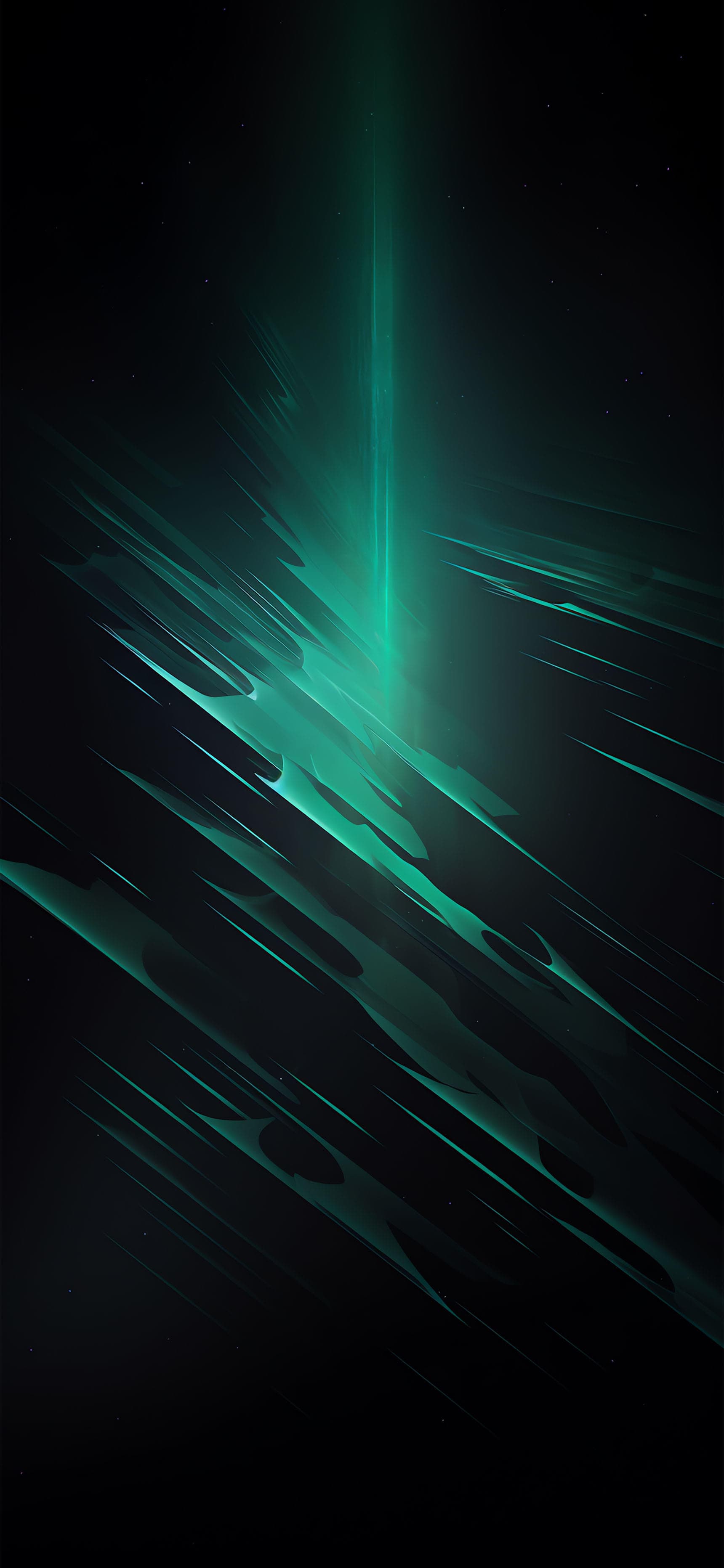 Emerald Energy Stream - free phone wallpaper