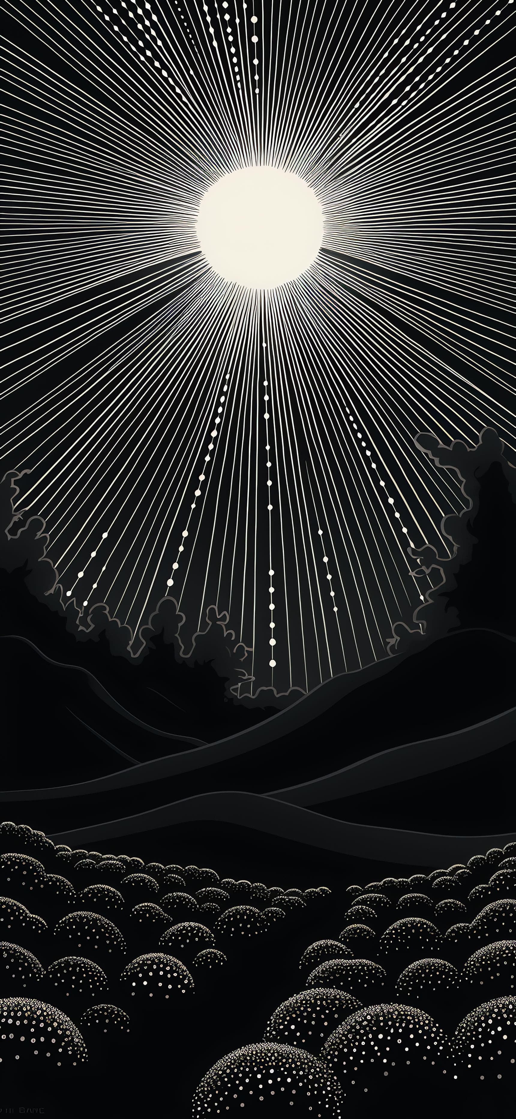 Lunar Radiance - free phone wallpaper