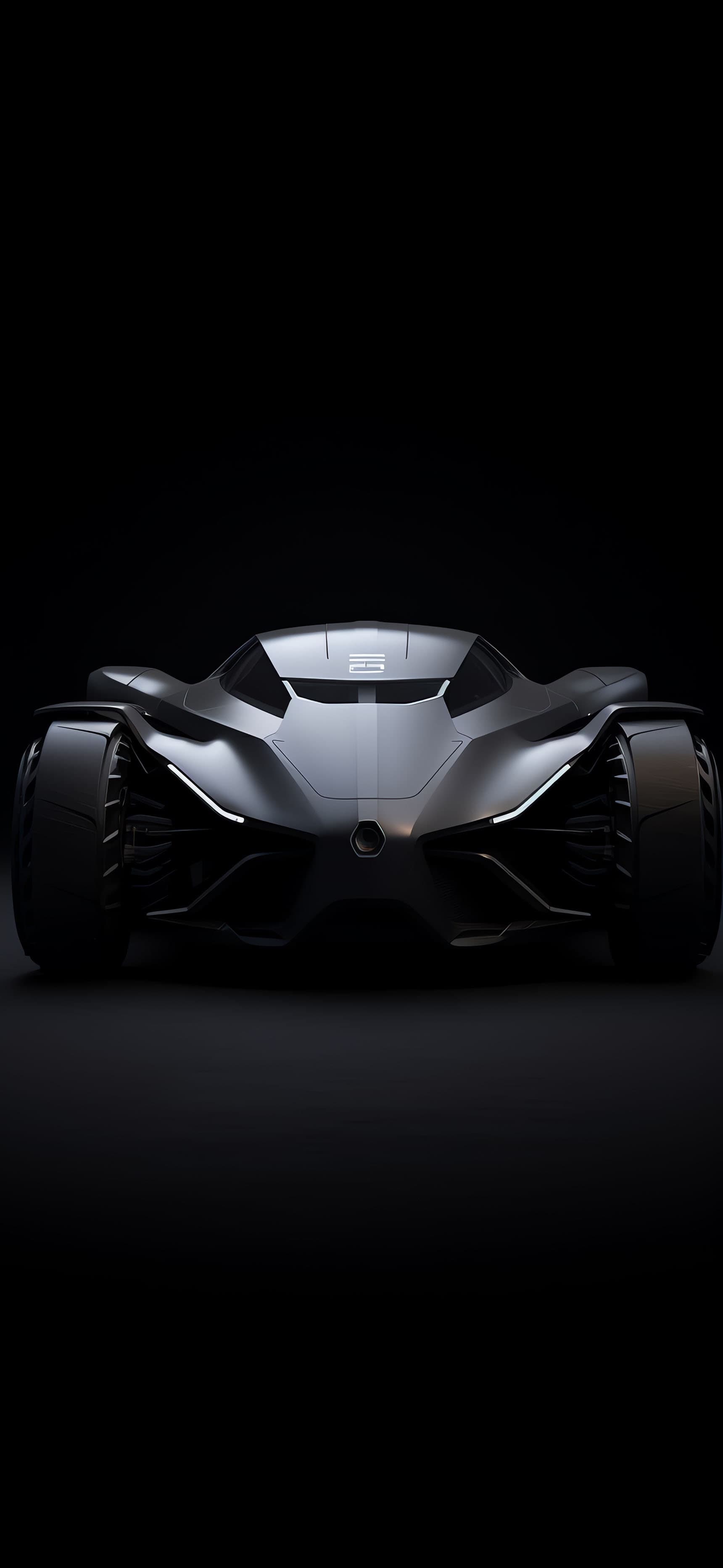 Futuristic Stealth Car - free phone wallpaper