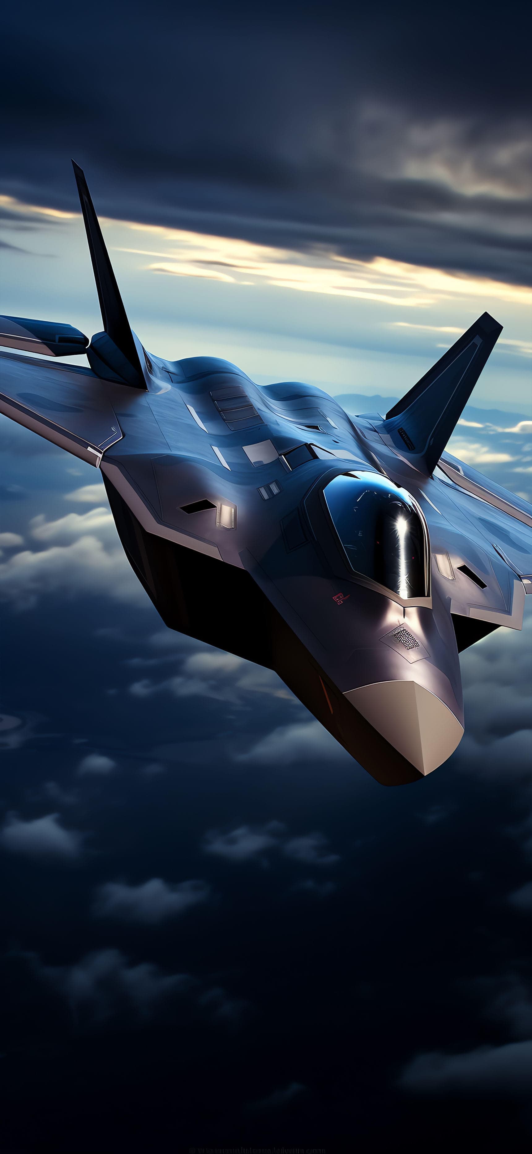 Fighter Jet Ascent - free phone wallpaper