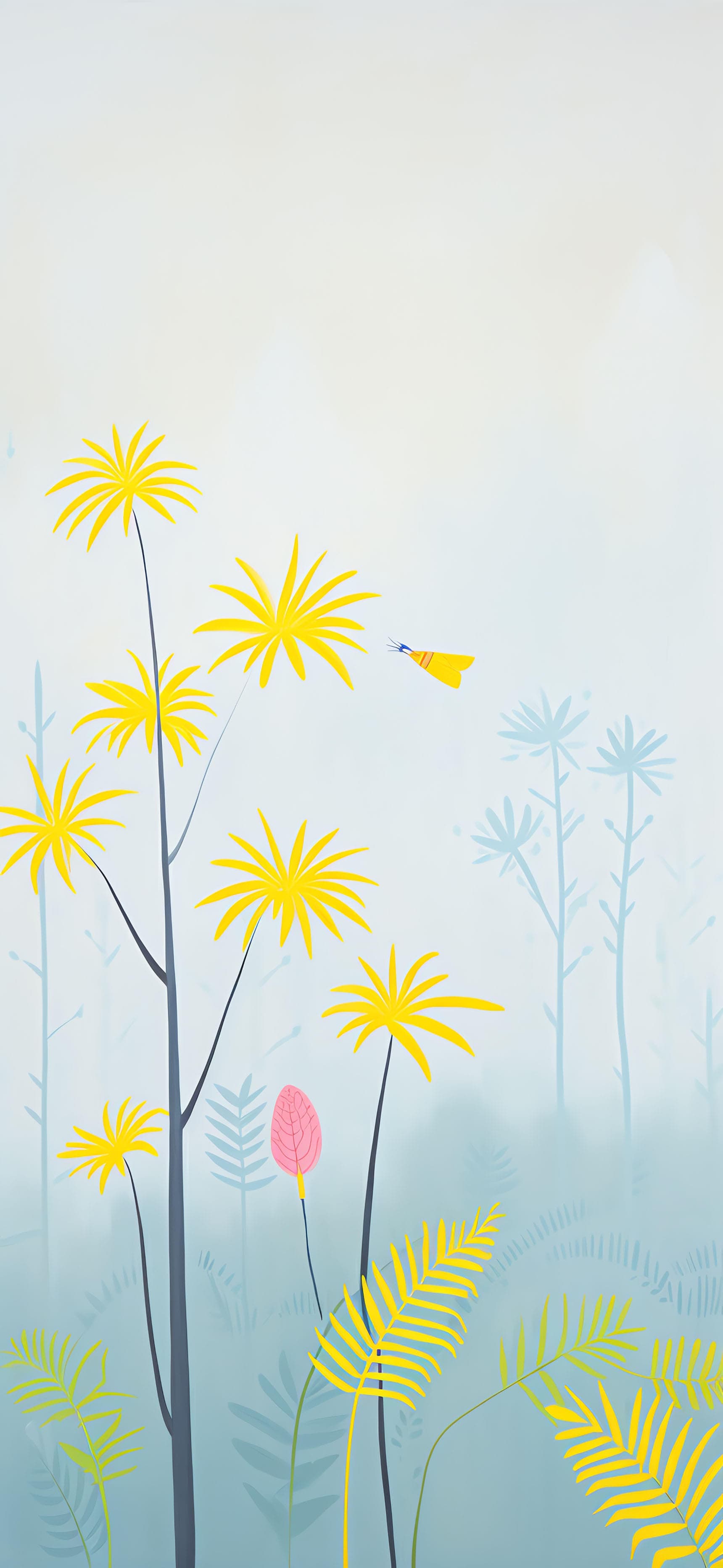 Botanical Mist Dream - free phone wallpaper