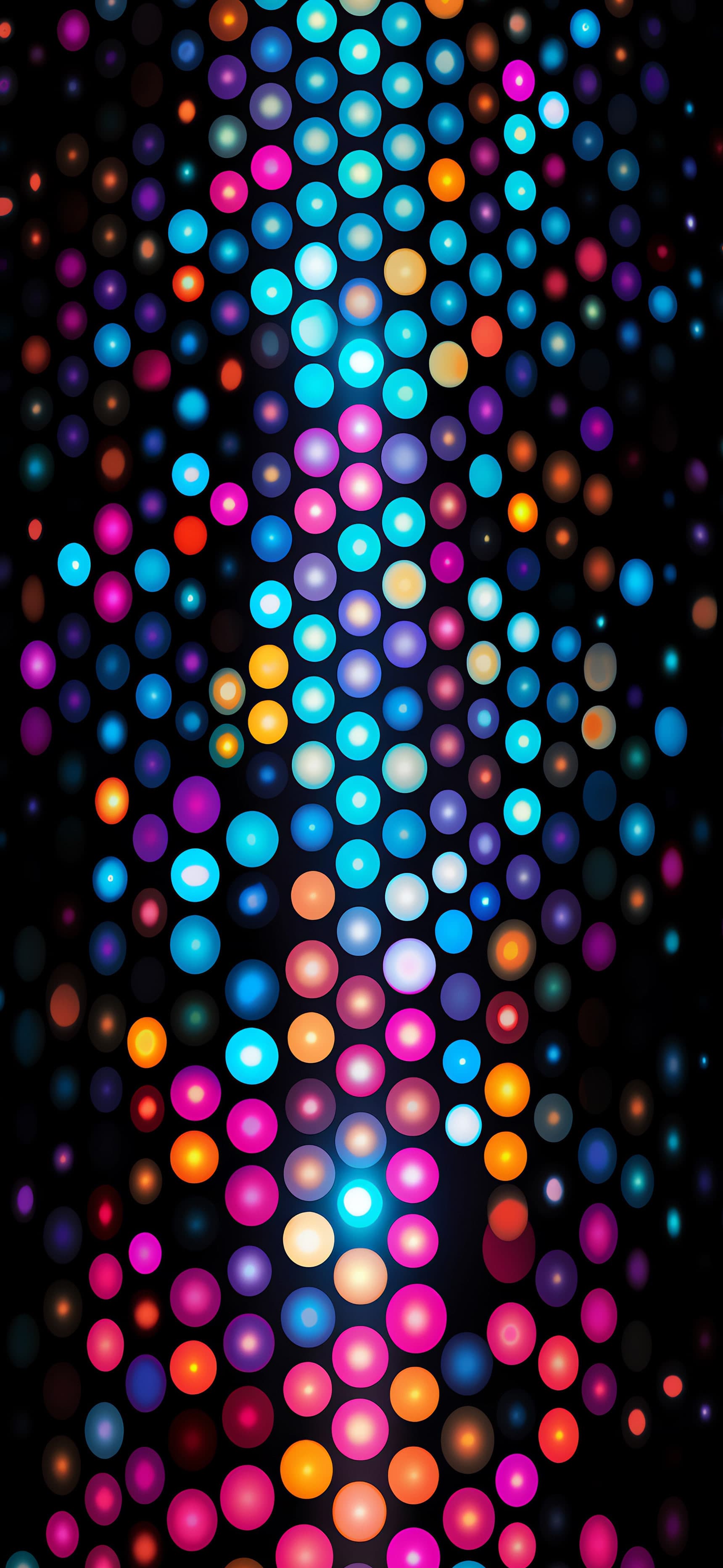 Dotted Light Array - free phone wallpaper