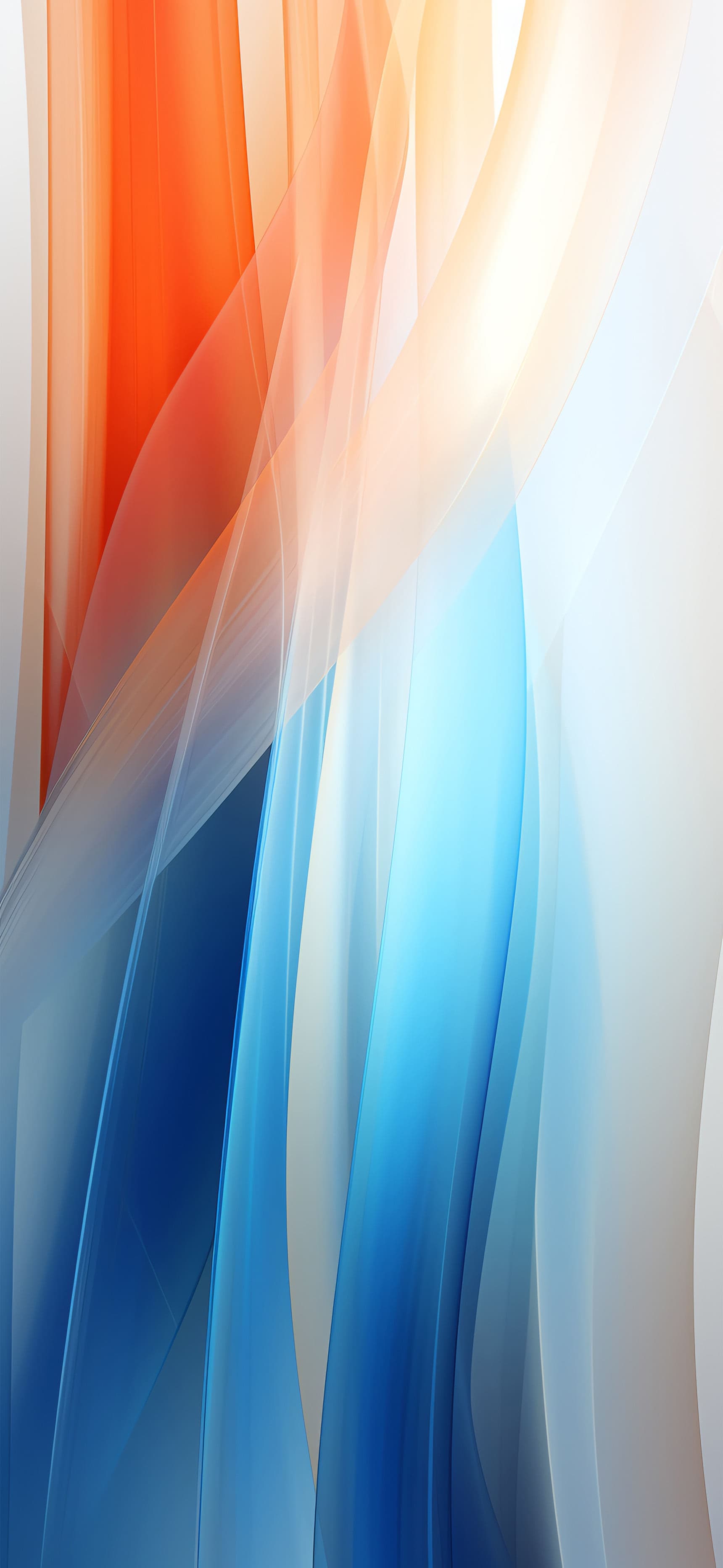 Swirling Color Streams - free phone wallpaper