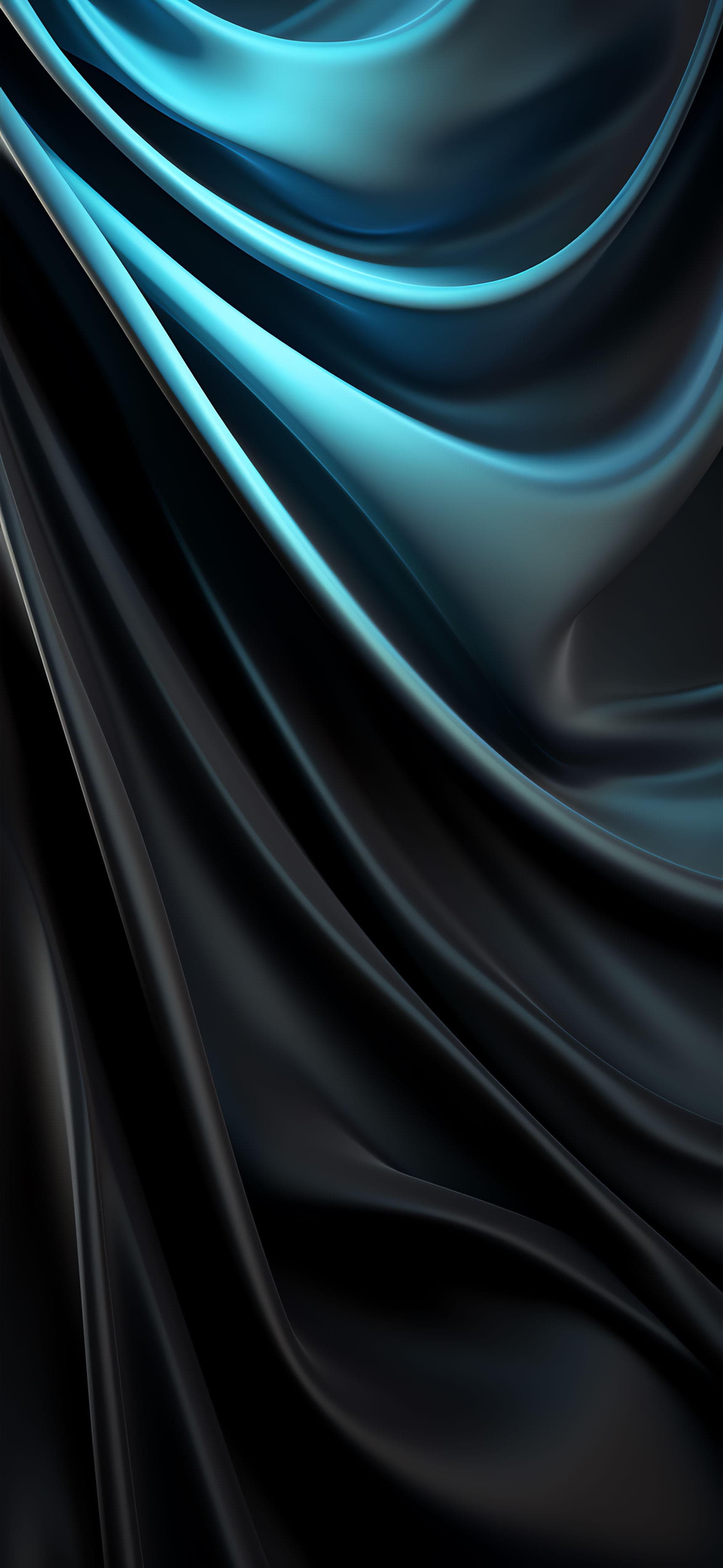 Silky Blue Darkness - free phone wallpaper