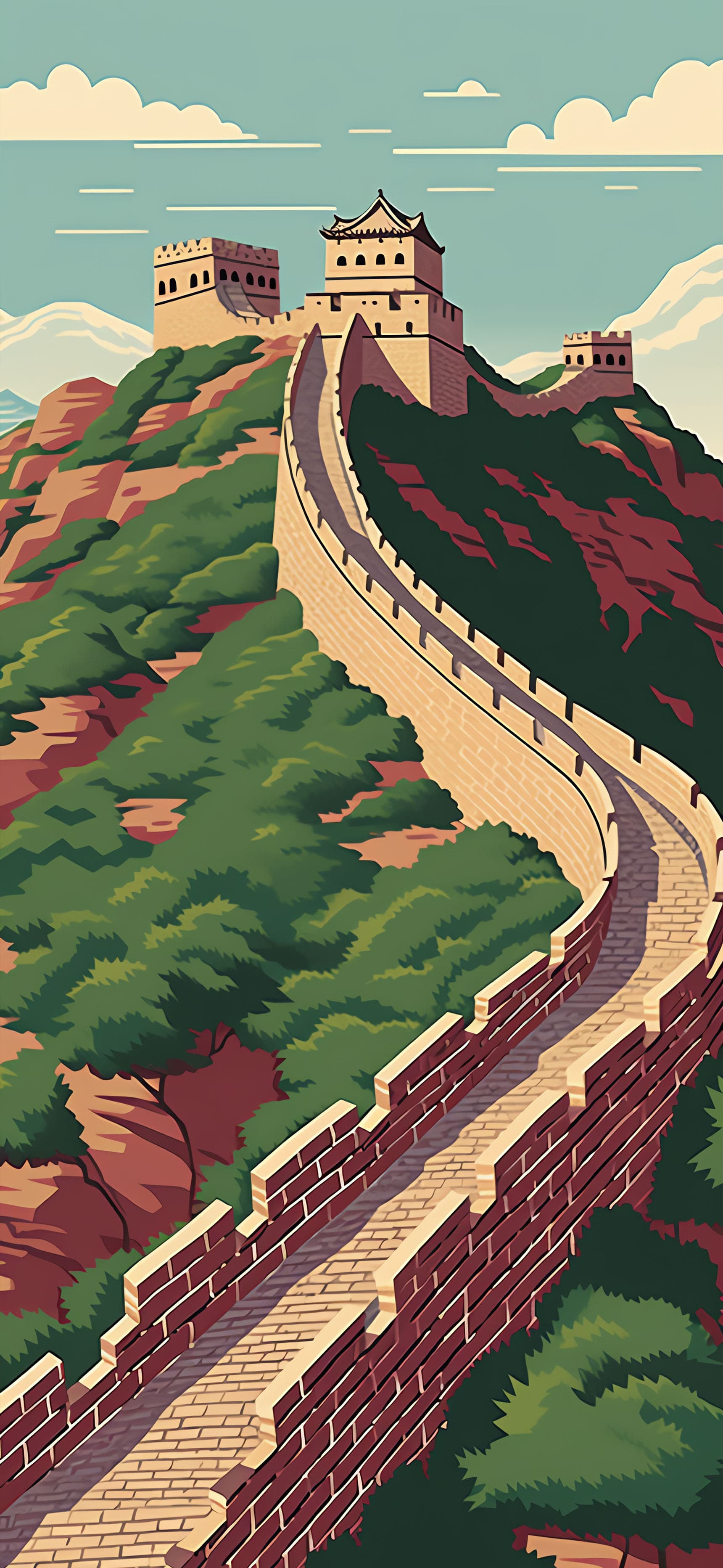 Great Wall Art - free phone wallpaper