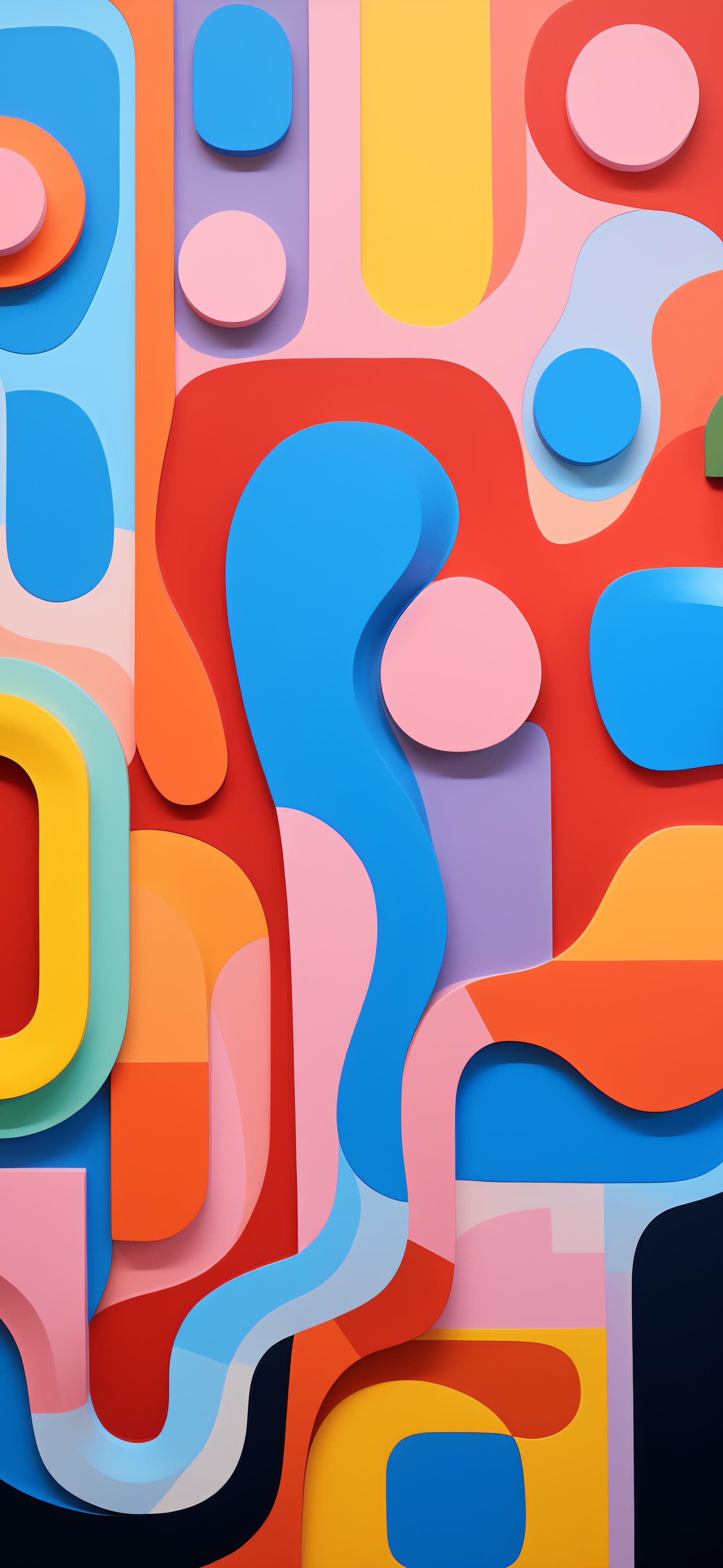 Abstract Paper Art - free phone wallpaper