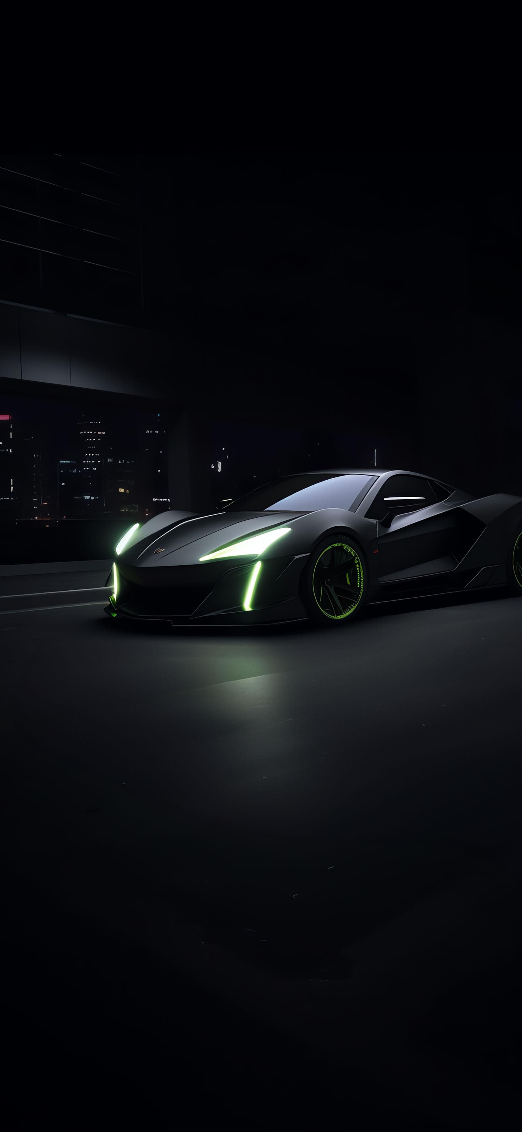 Sleek Midnight Racer - free phone wallpaper
