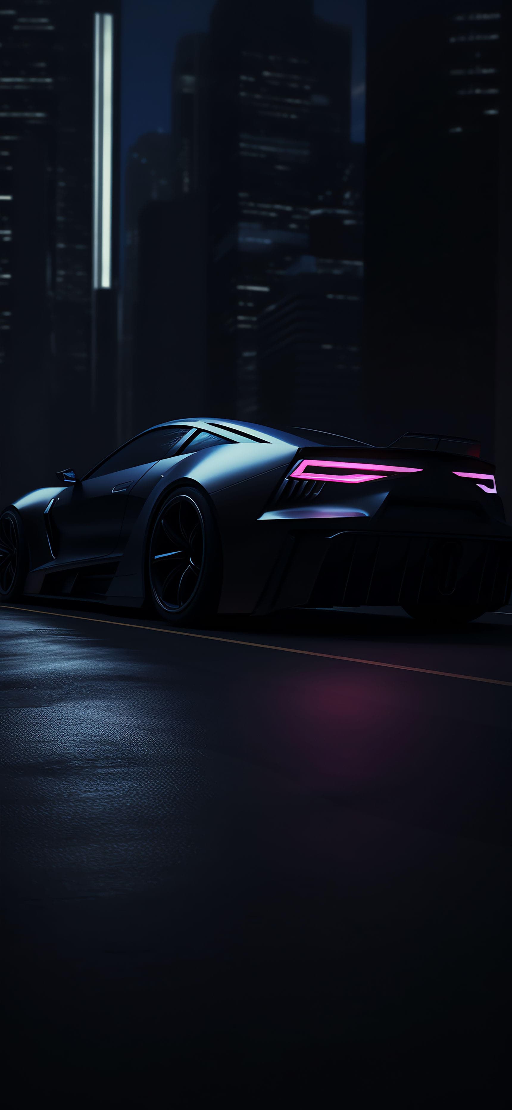City Lights Racer - free phone wallpaper