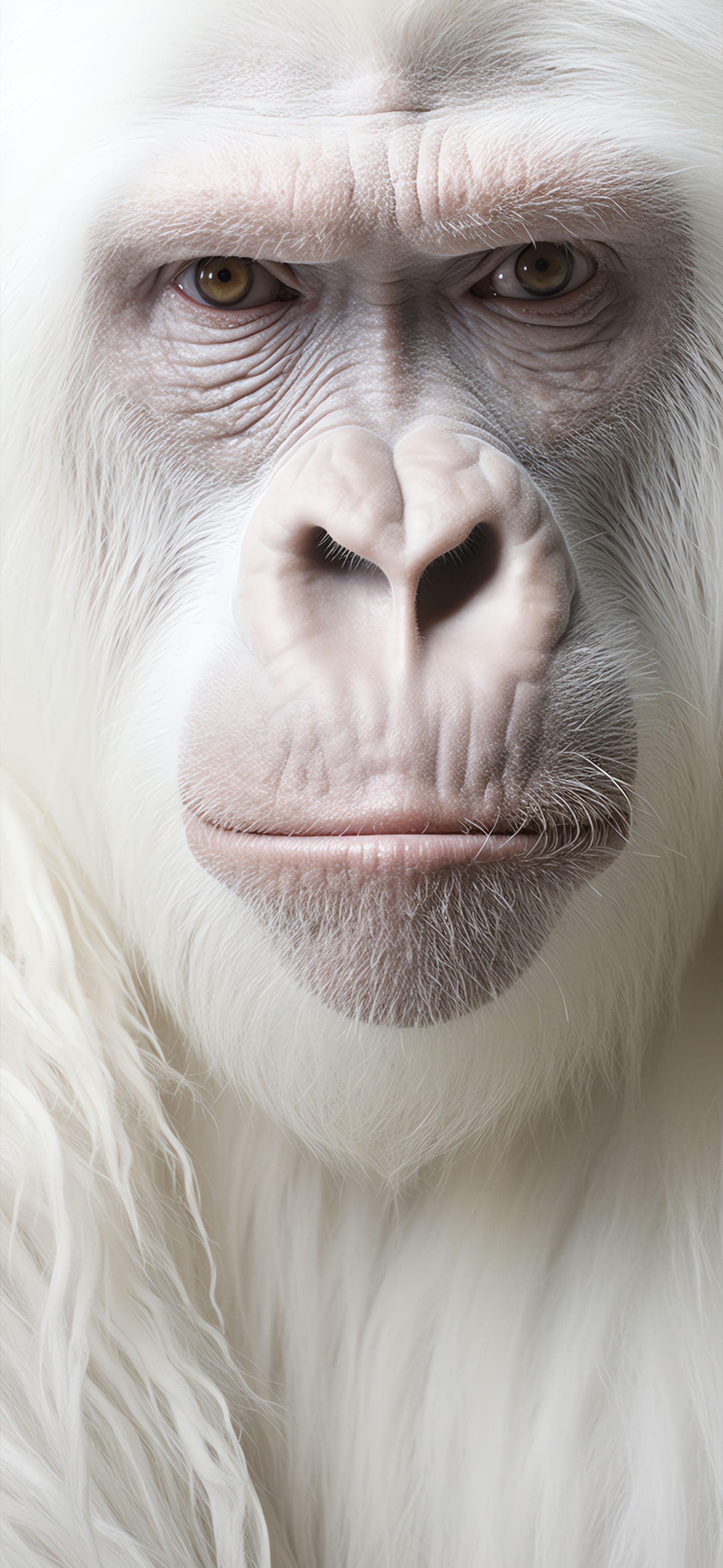 Intense Gorilla Stare - free phone wallpaper