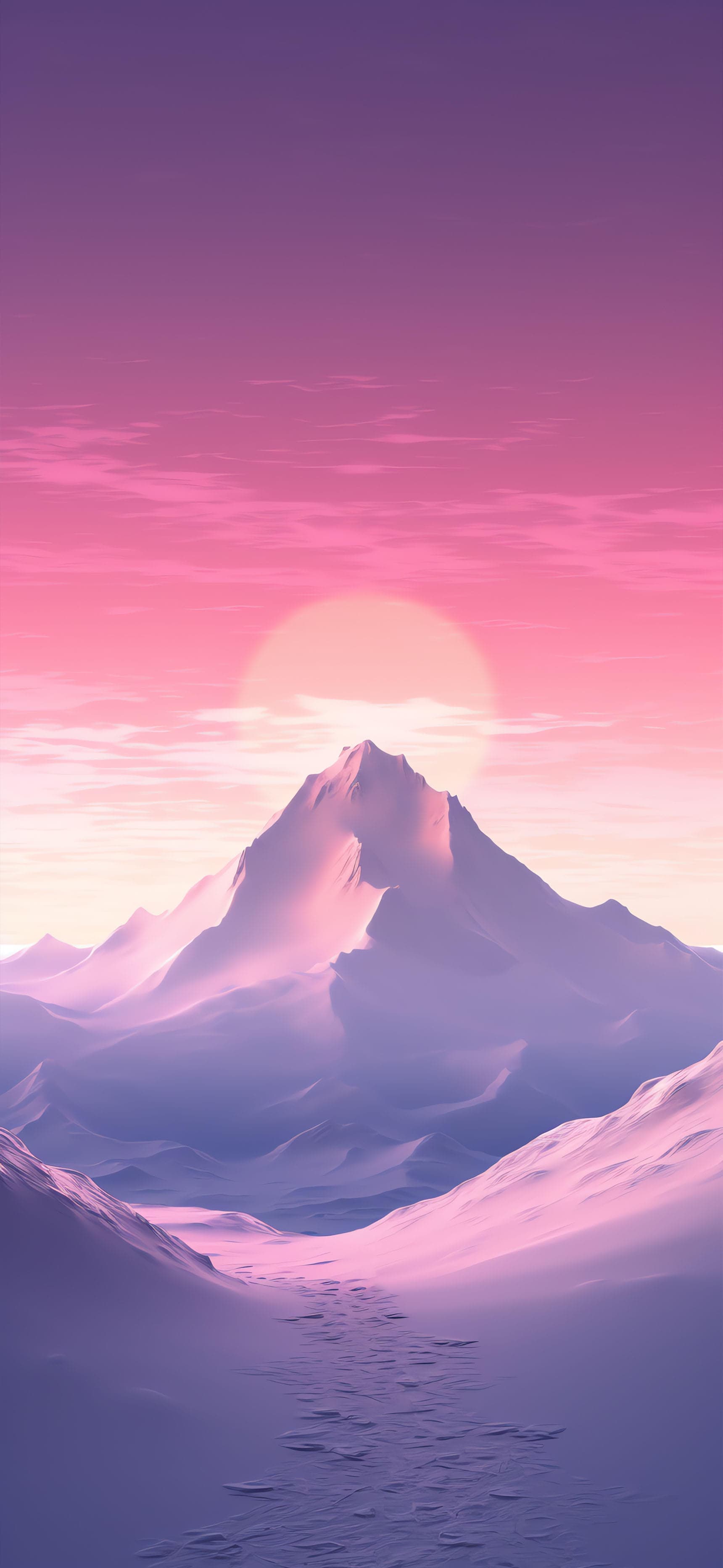 Sunrise Mountain Vista - free phone wallpaper