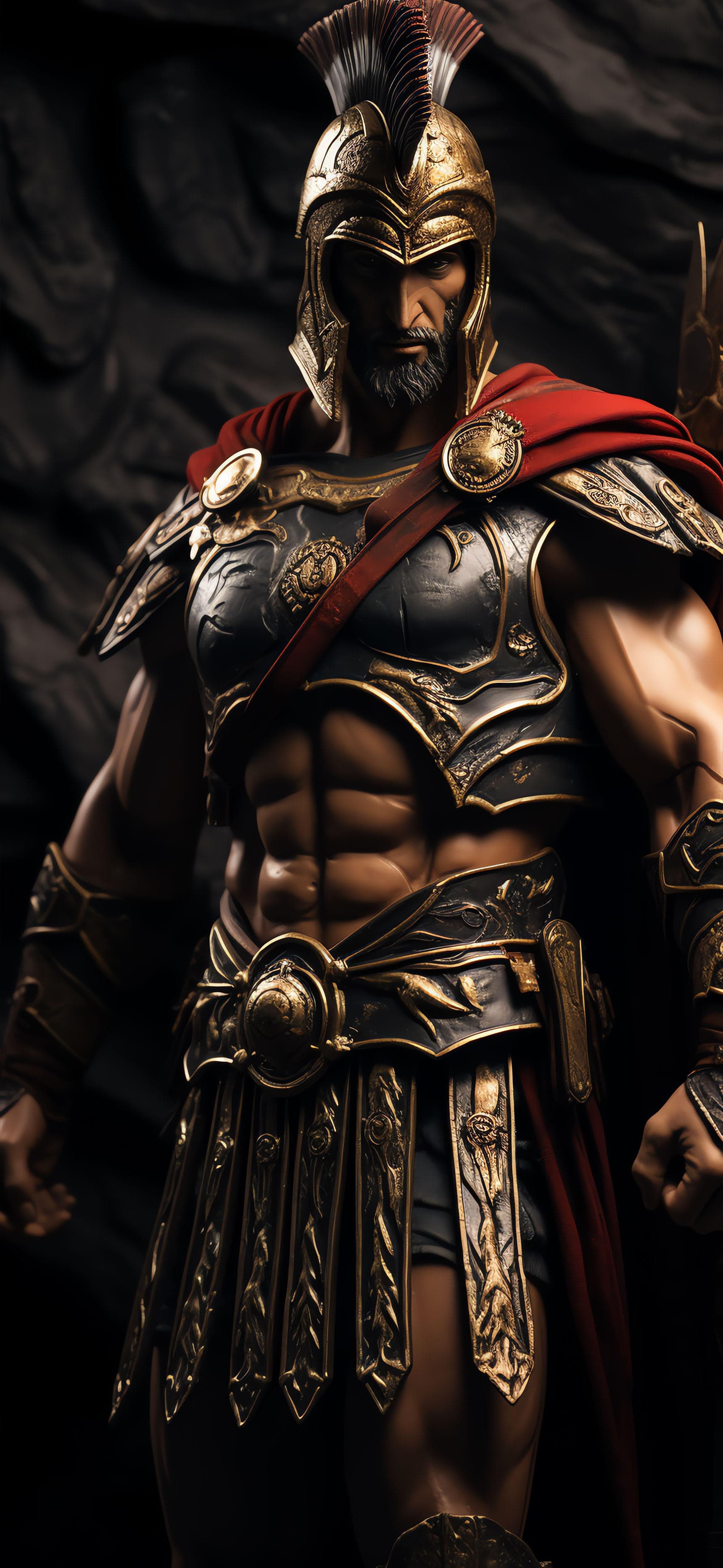 Heroic Spartan - free phone wallpaper
