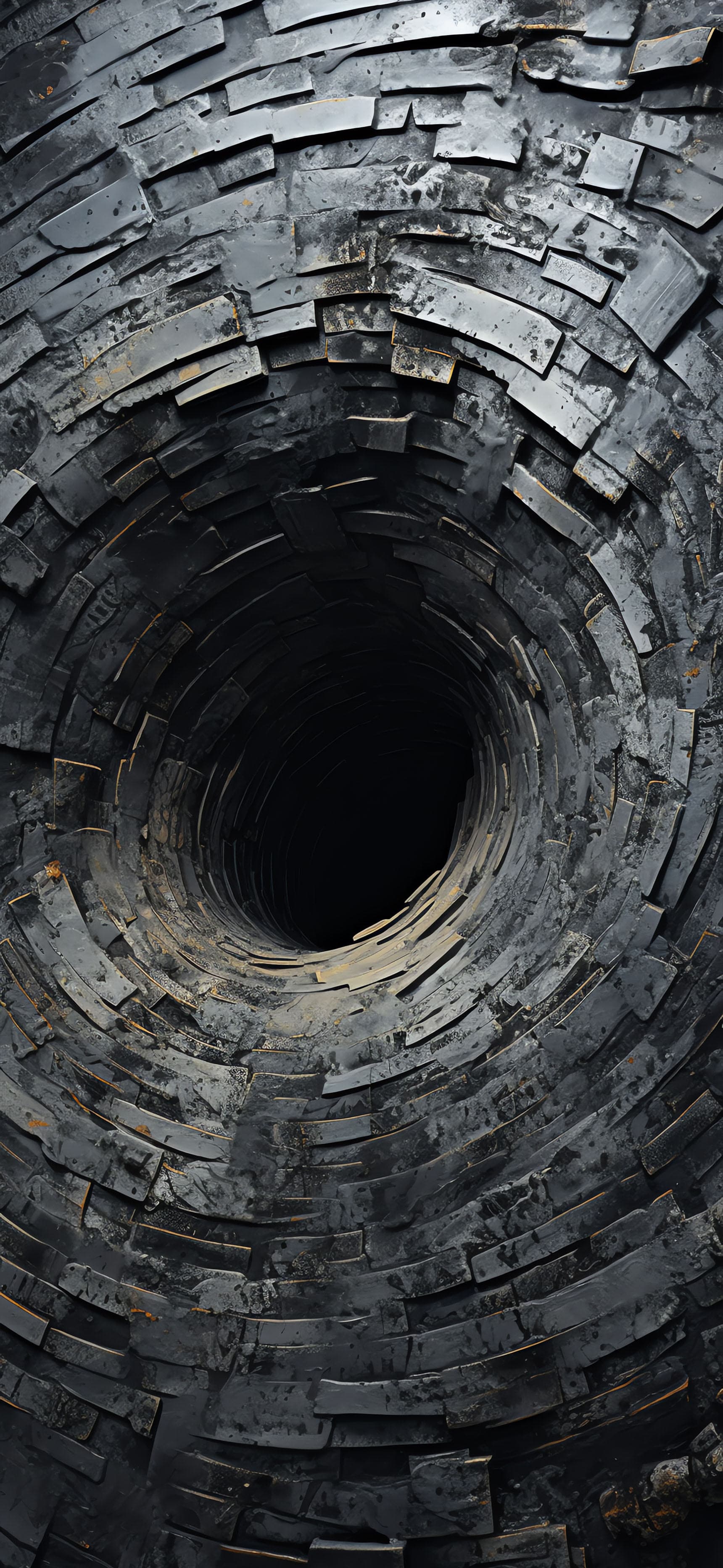 Abyssal Dark Hole - free phone wallpaper