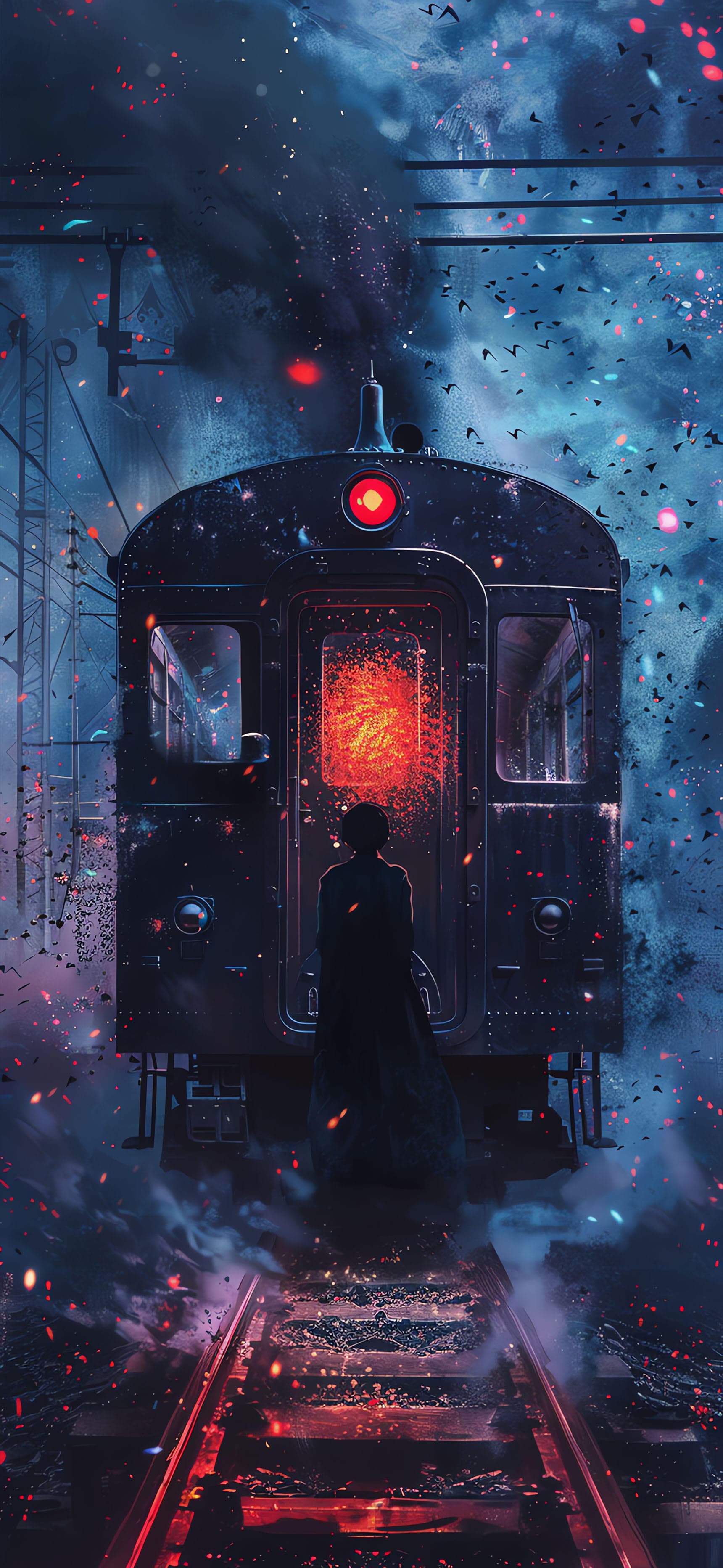 Mystic Train Journey - free phone wallpaper