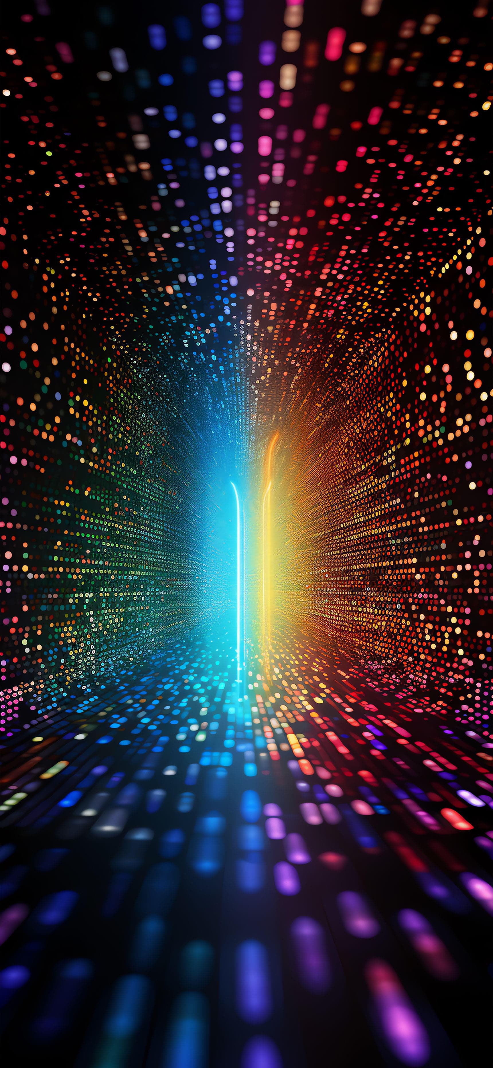 Data Stream Tunnel - free phone wallpaper
