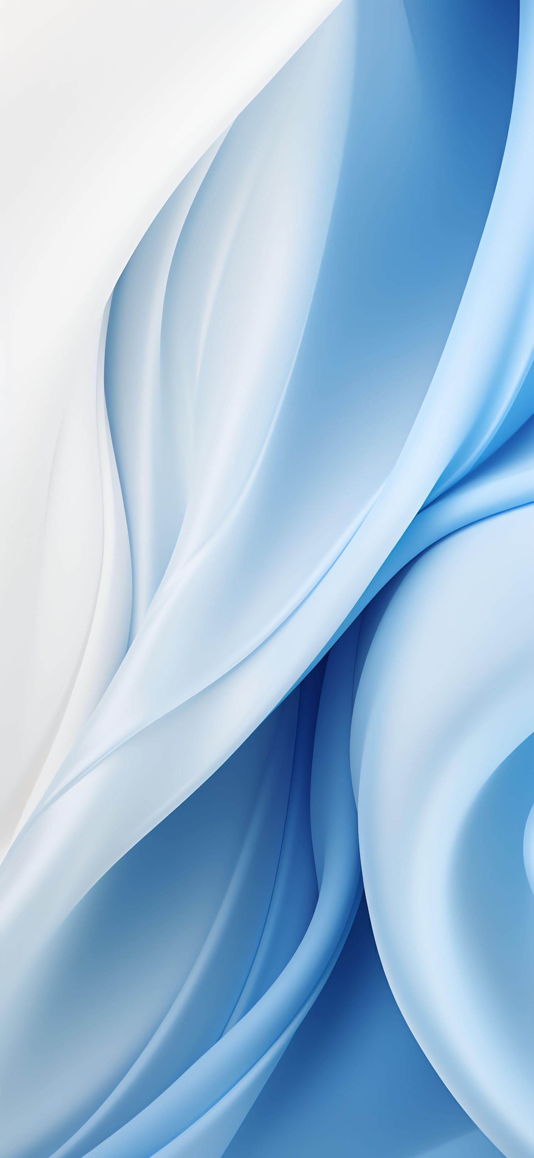 Sky Blue Swirls - free phone wallpaper