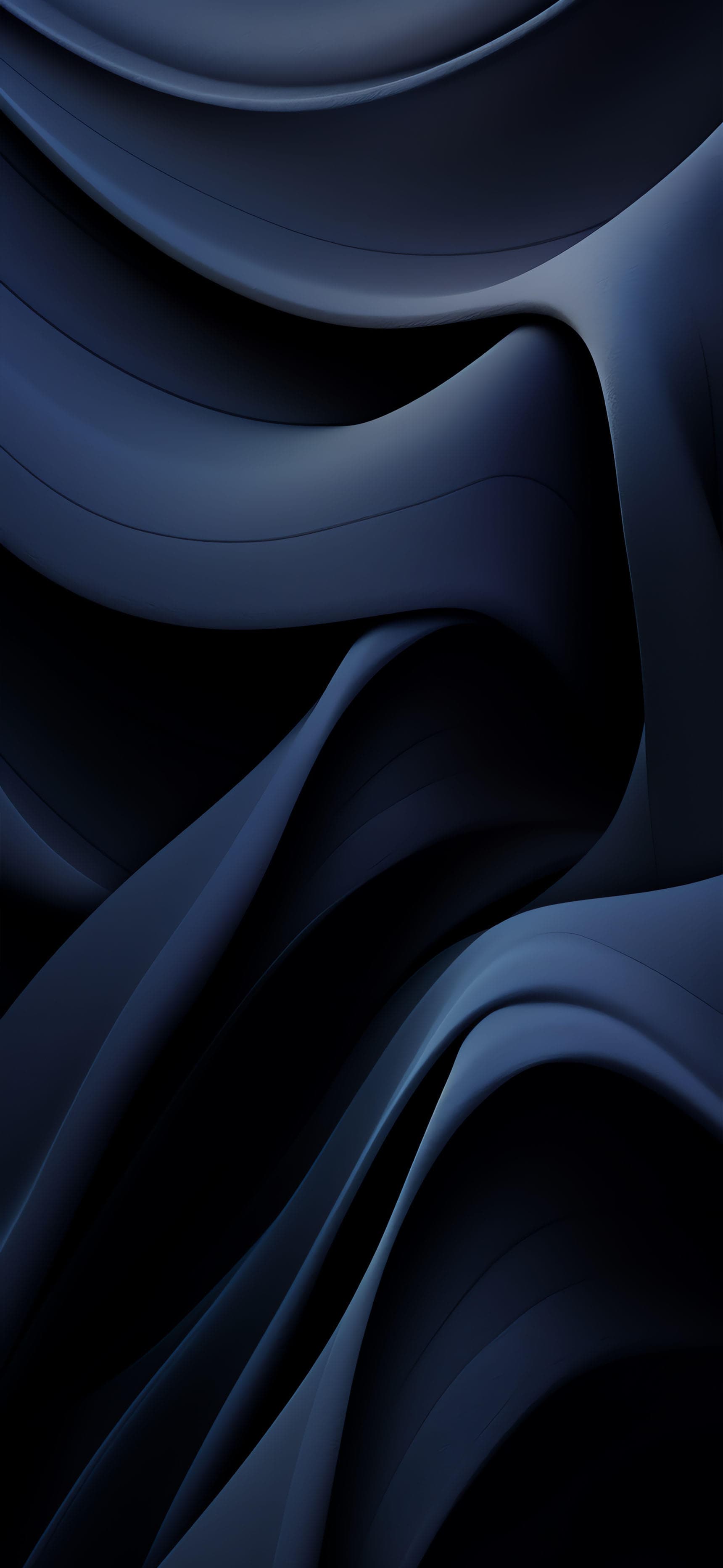 Navy Blue Swirls - free phone wallpaper