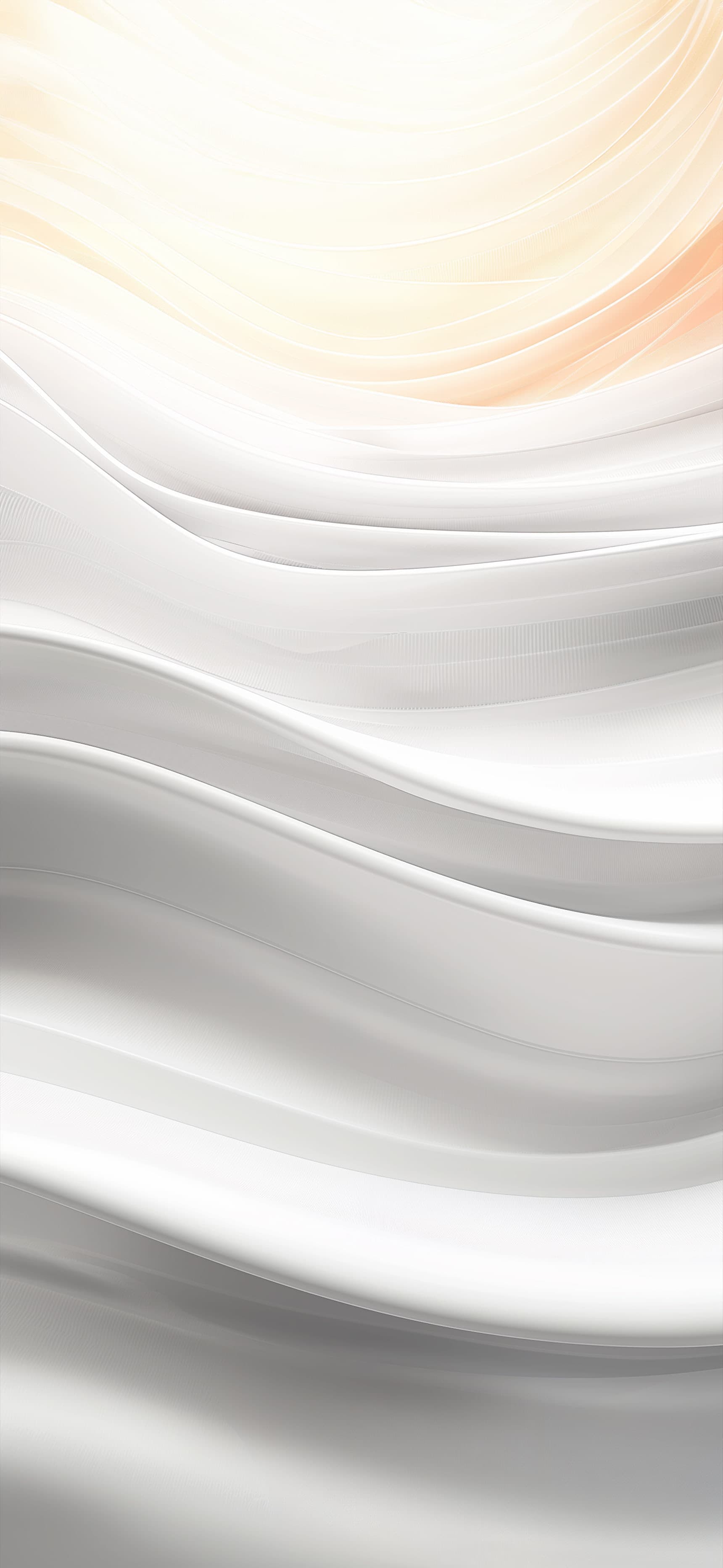 Elegant White Swirls - free phone wallpaper