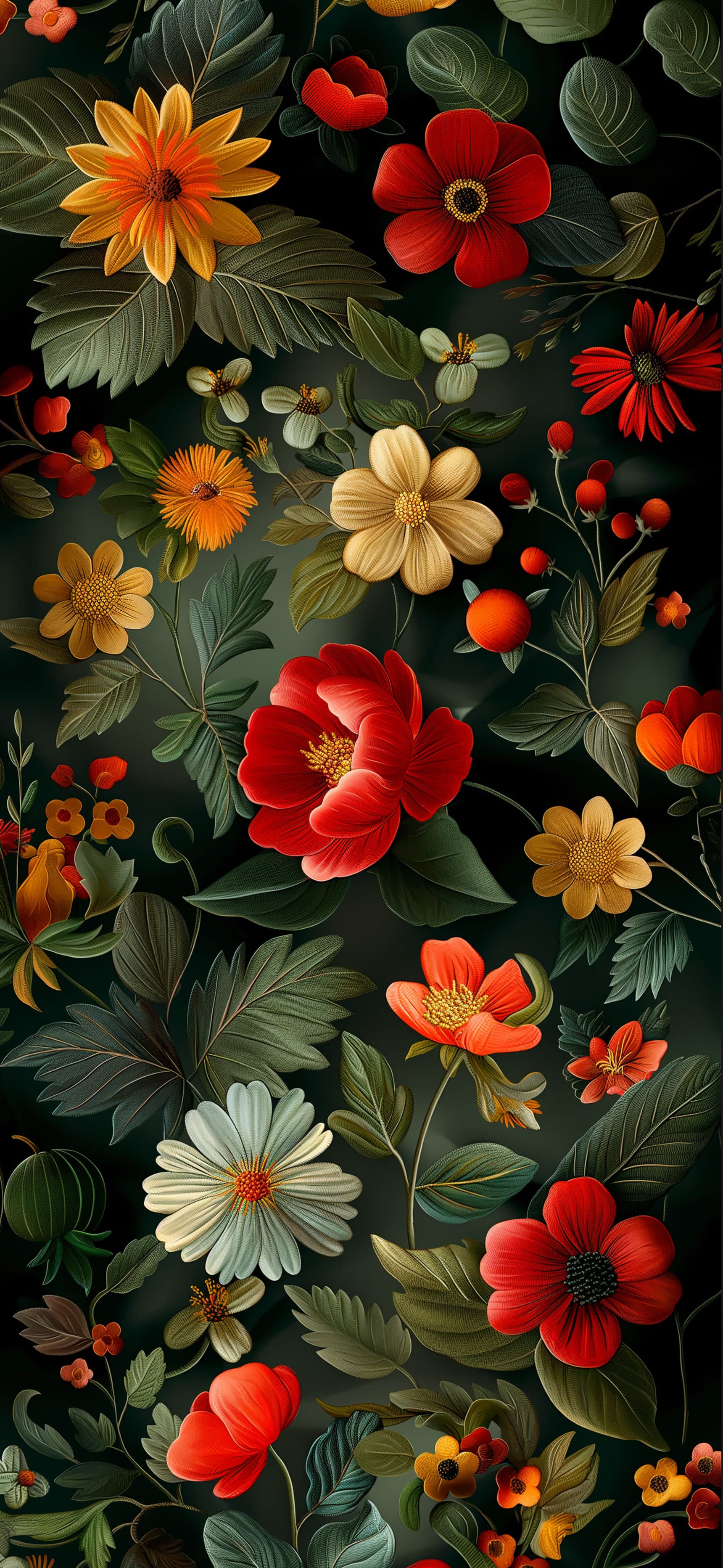 Floral Garden Variety - free phone wallpaper
