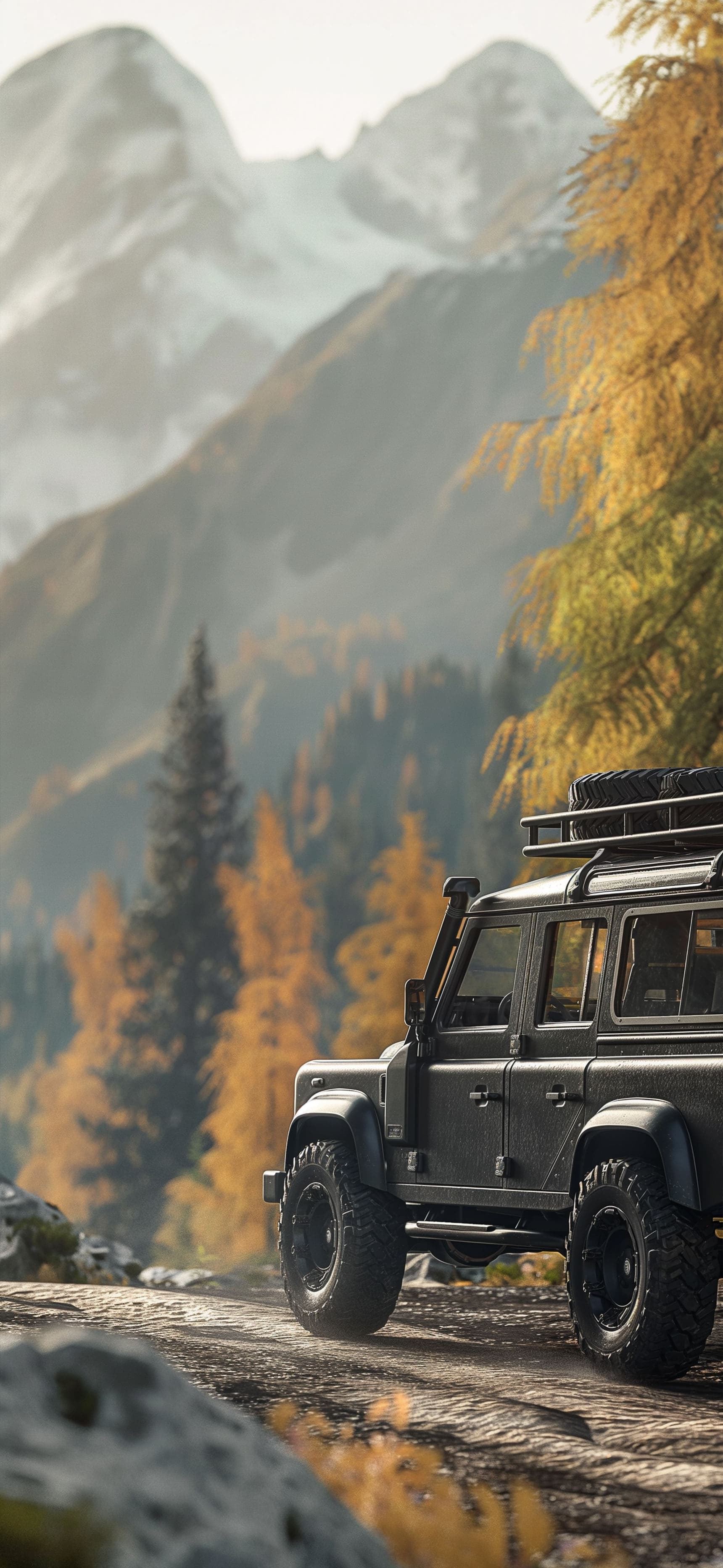 Mountain Road Trip - free phone wallpaper