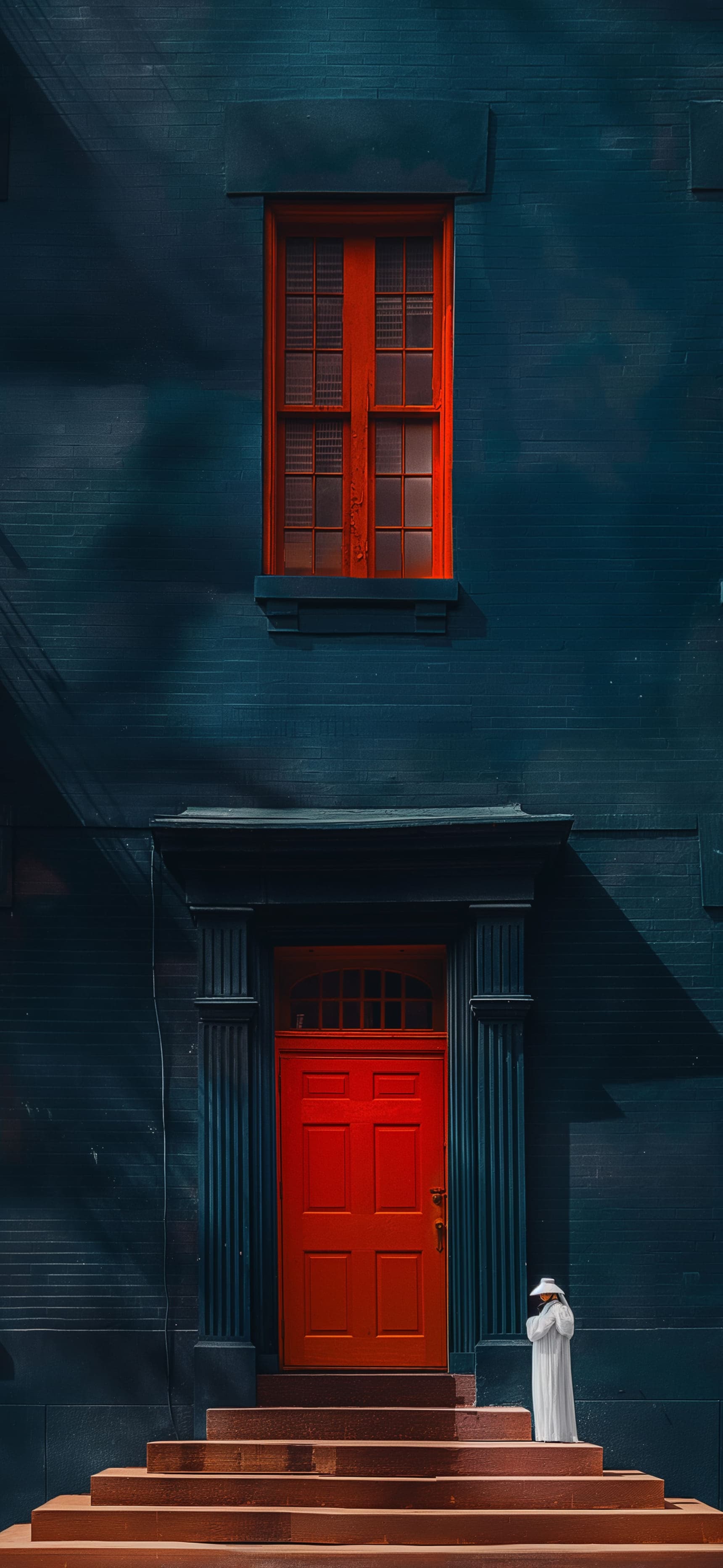 Red Door Facade - free phone wallpaper