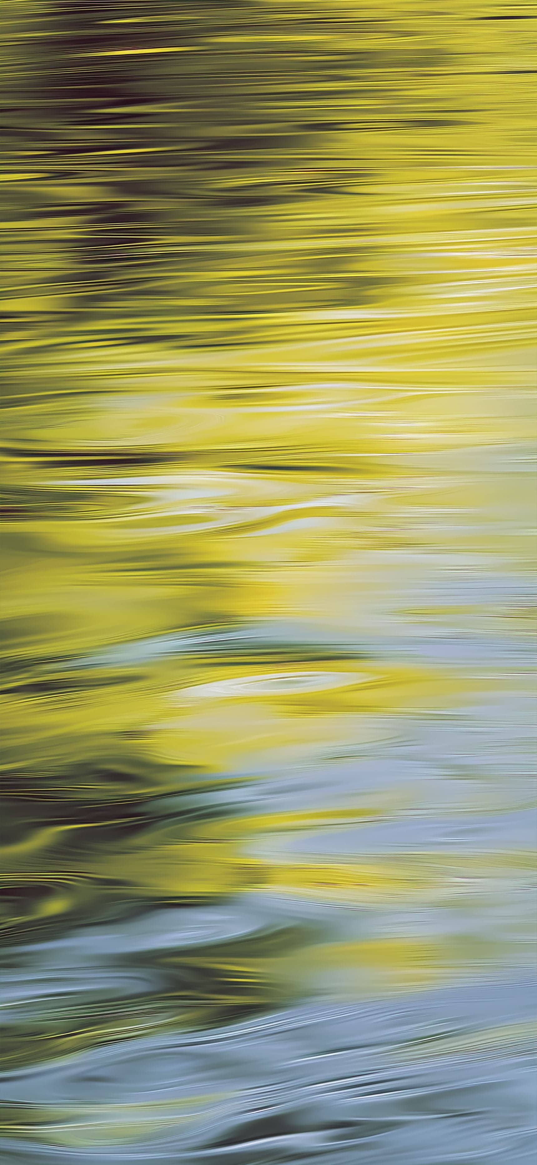 Golden Water Reflection - free phone wallpaper