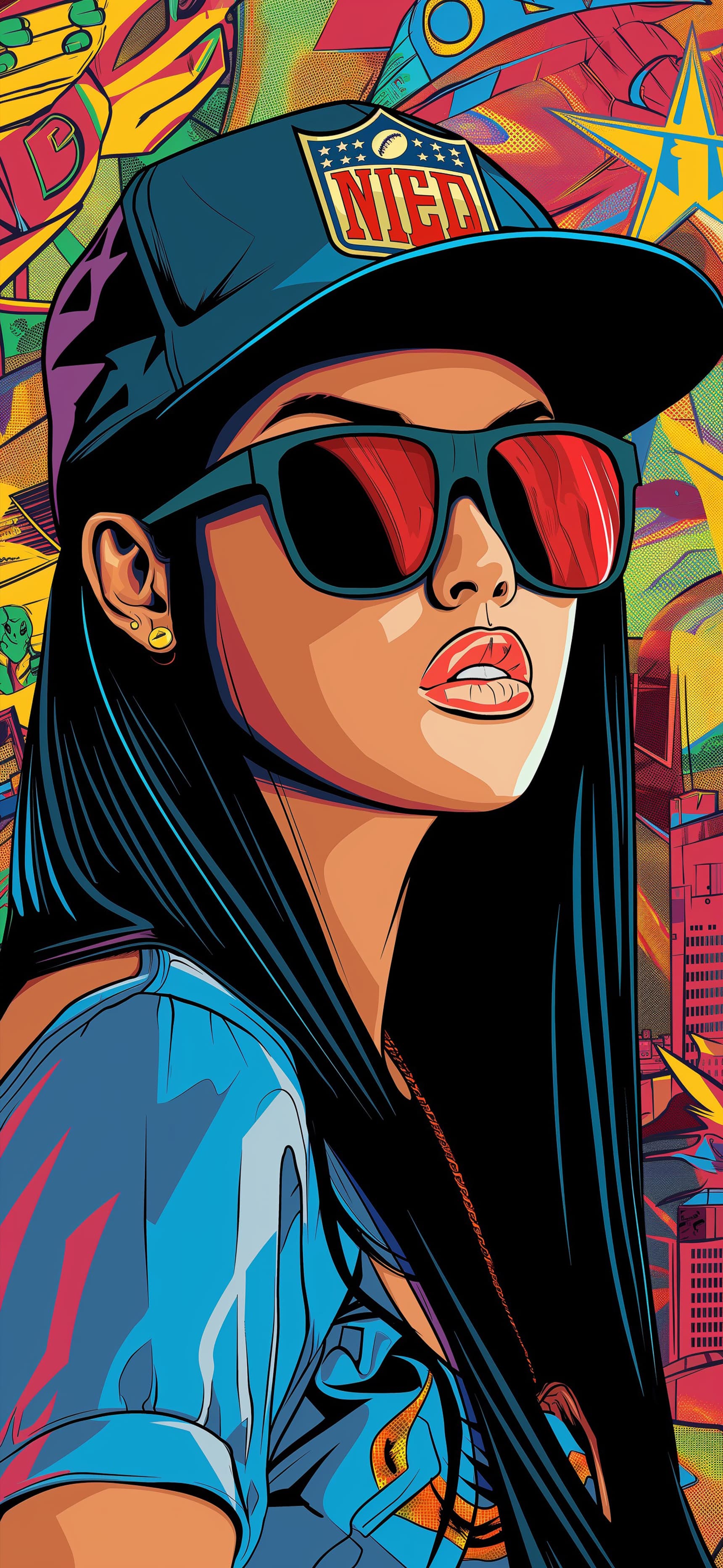 Street Pop Diva - free phone wallpaper