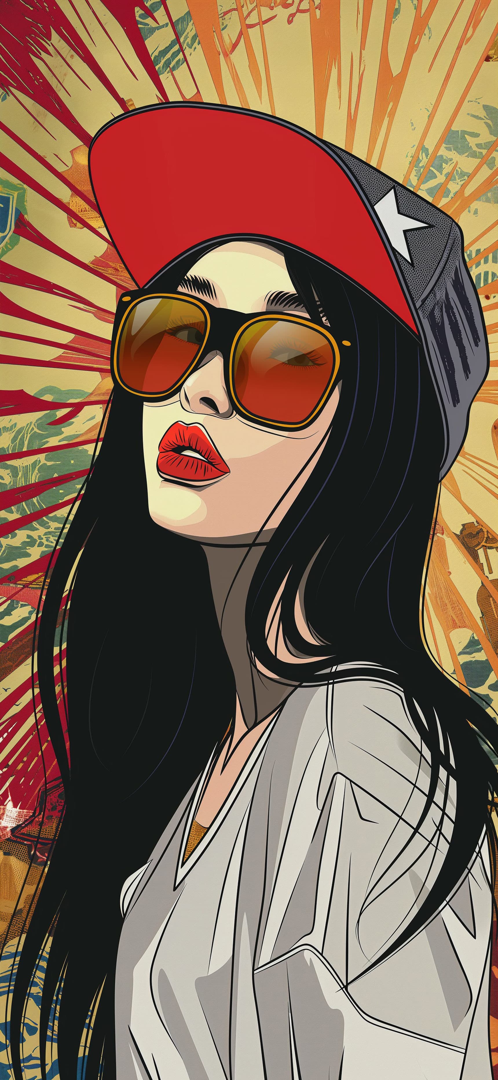 Retro Vibe - free phone wallpaper