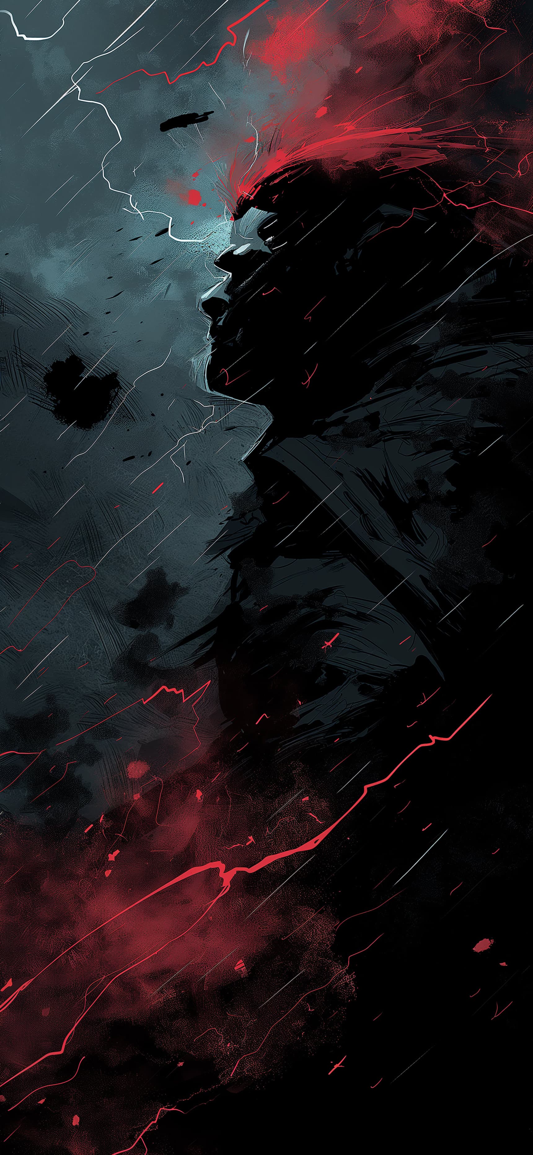 Shadow Sparks - free phone wallpaper
