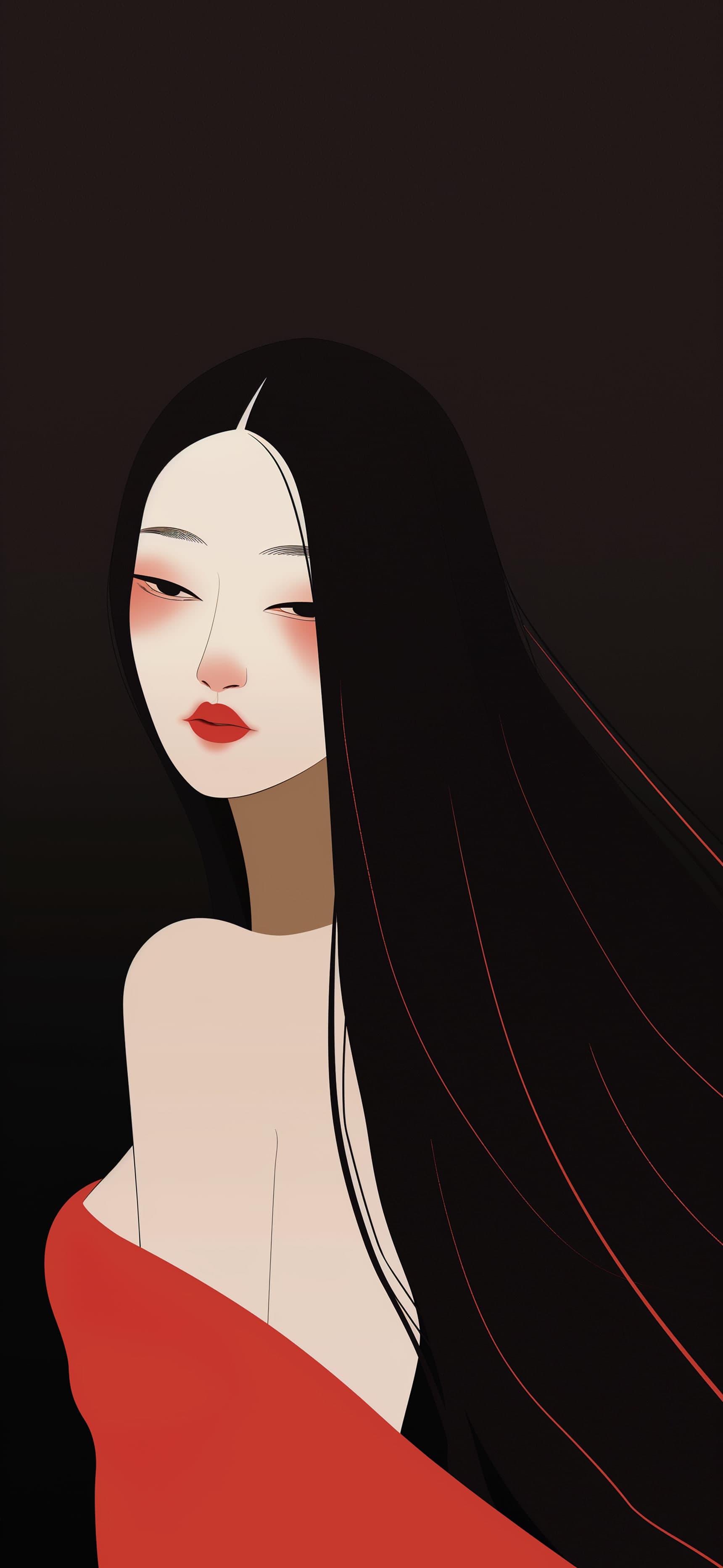 Midnight Beauty - free phone wallpaper