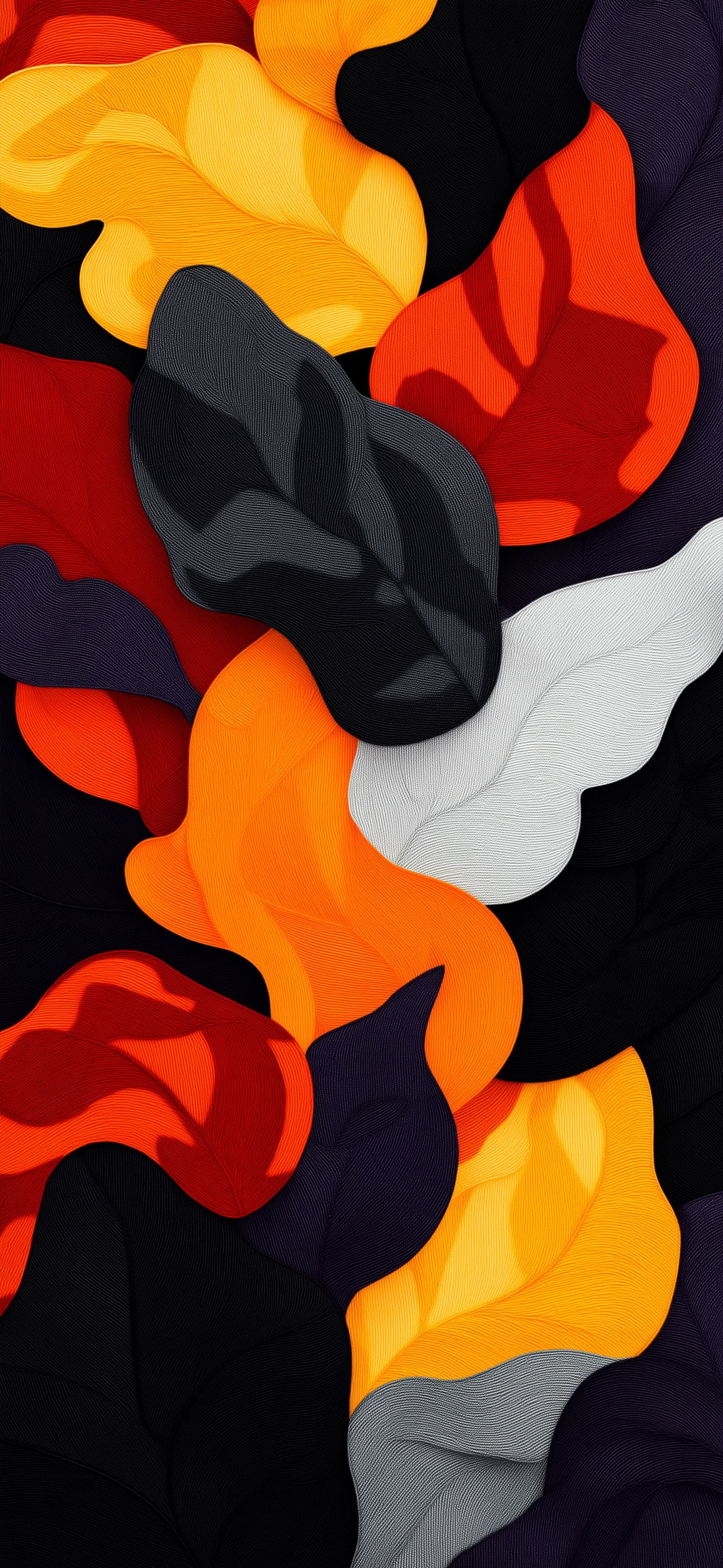 Abstract Flame Flow - free phone wallpaper