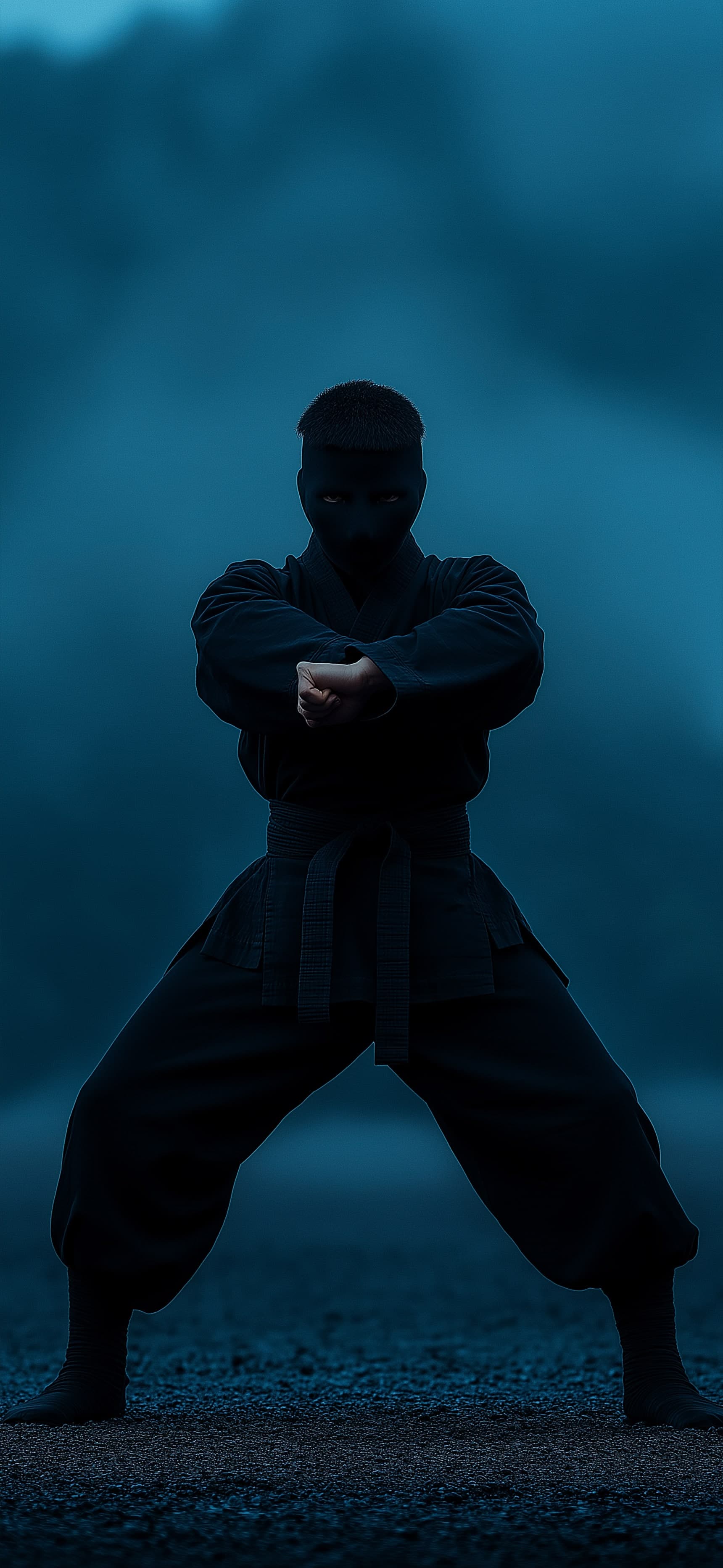 Misty Ninja Stance - free phone wallpaper