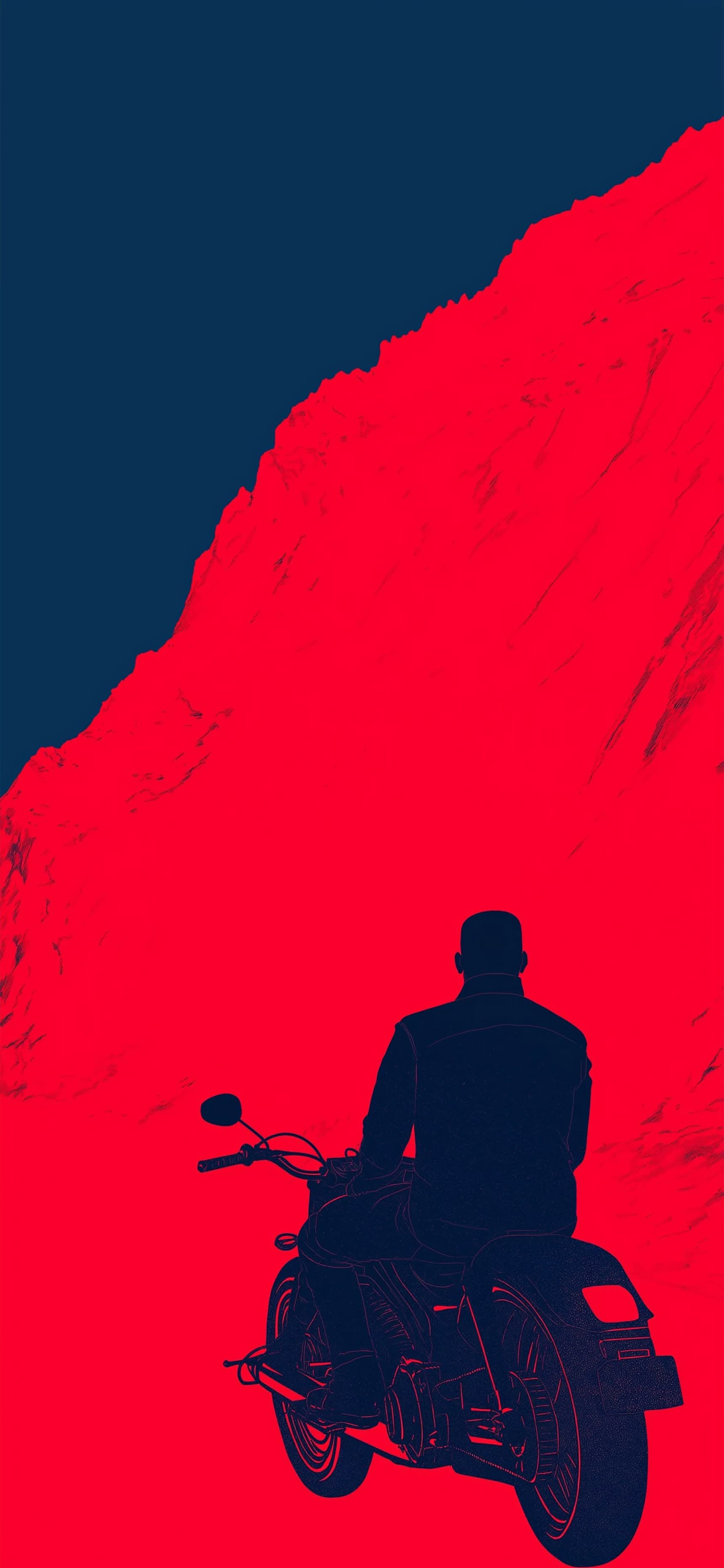Desert Road Ride - free phone wallpaper