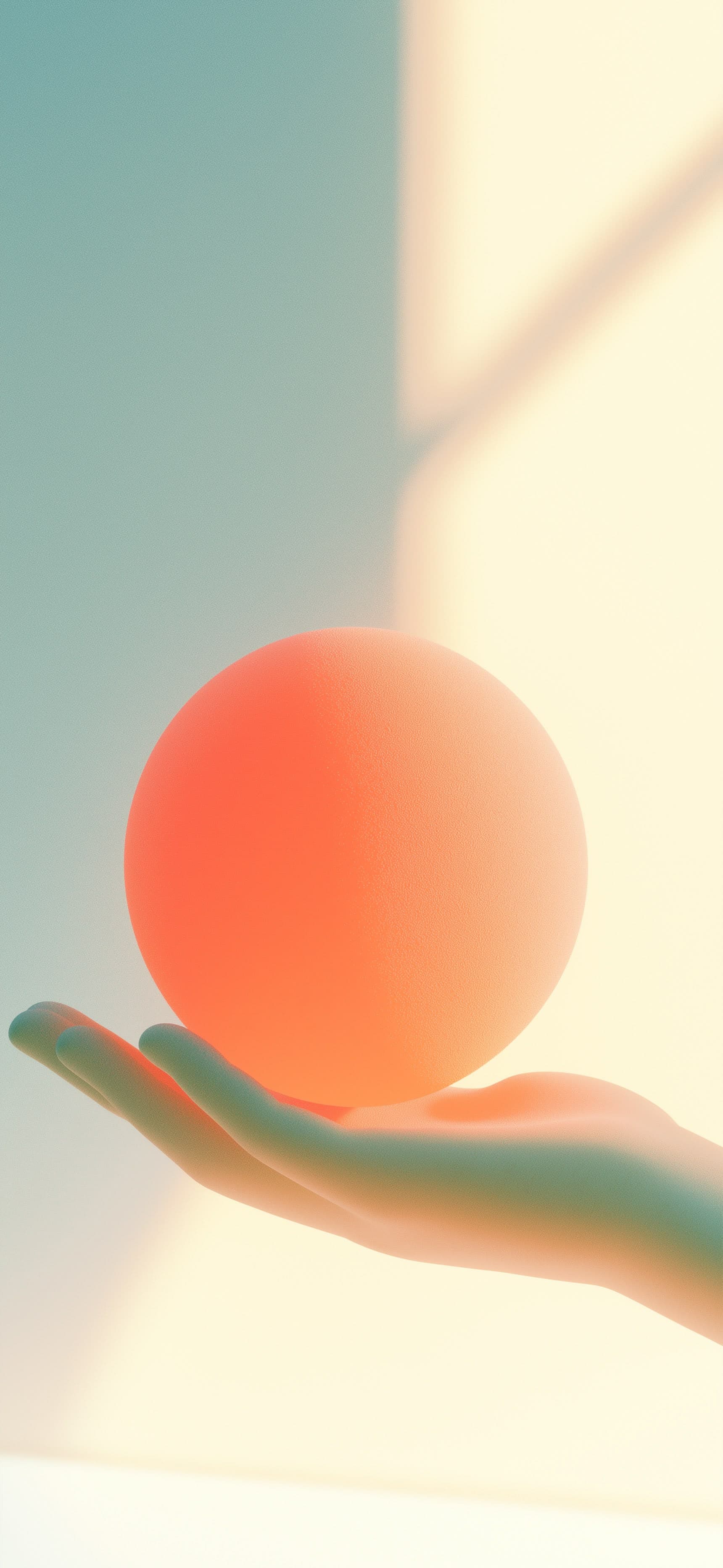 Orb Hand Display - free phone wallpaper